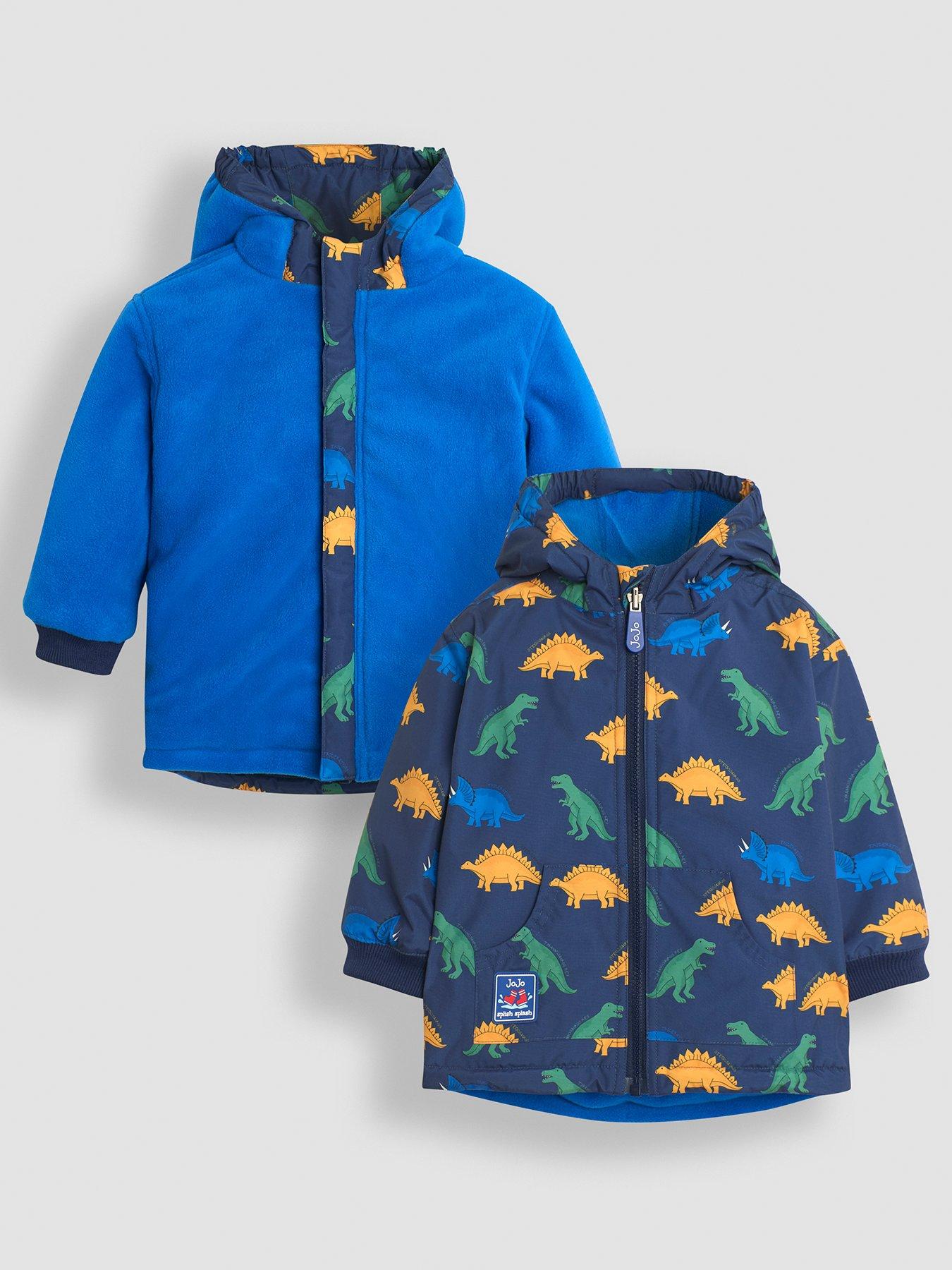 jojo-maman-bebe-boys-dinosaur-reversible-fleece-lined-jacket-navy