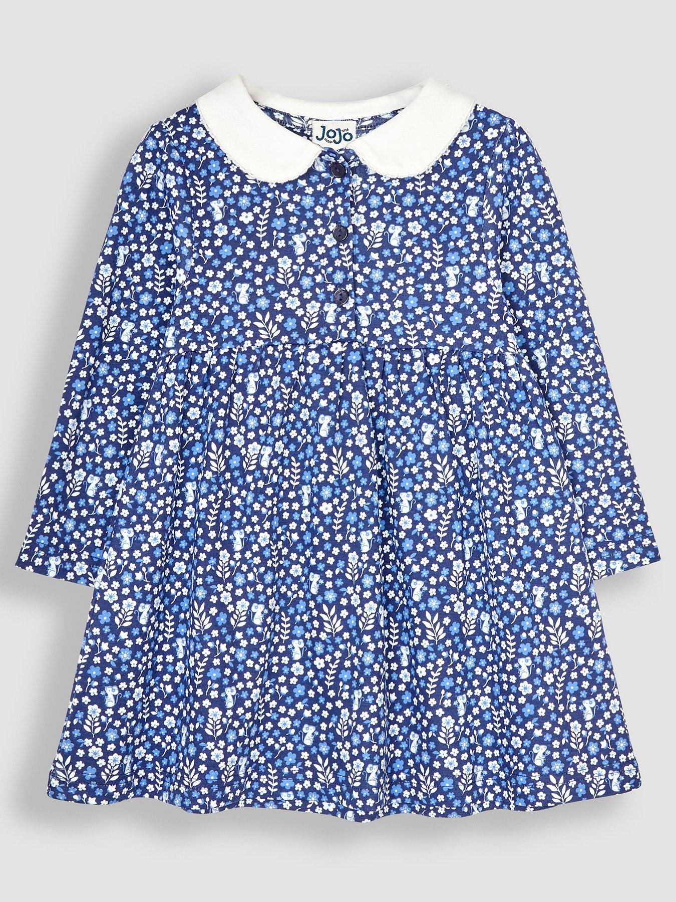 jojo-maman-bebe-girls-mouse-floral-peter-pan-dress-navyfront