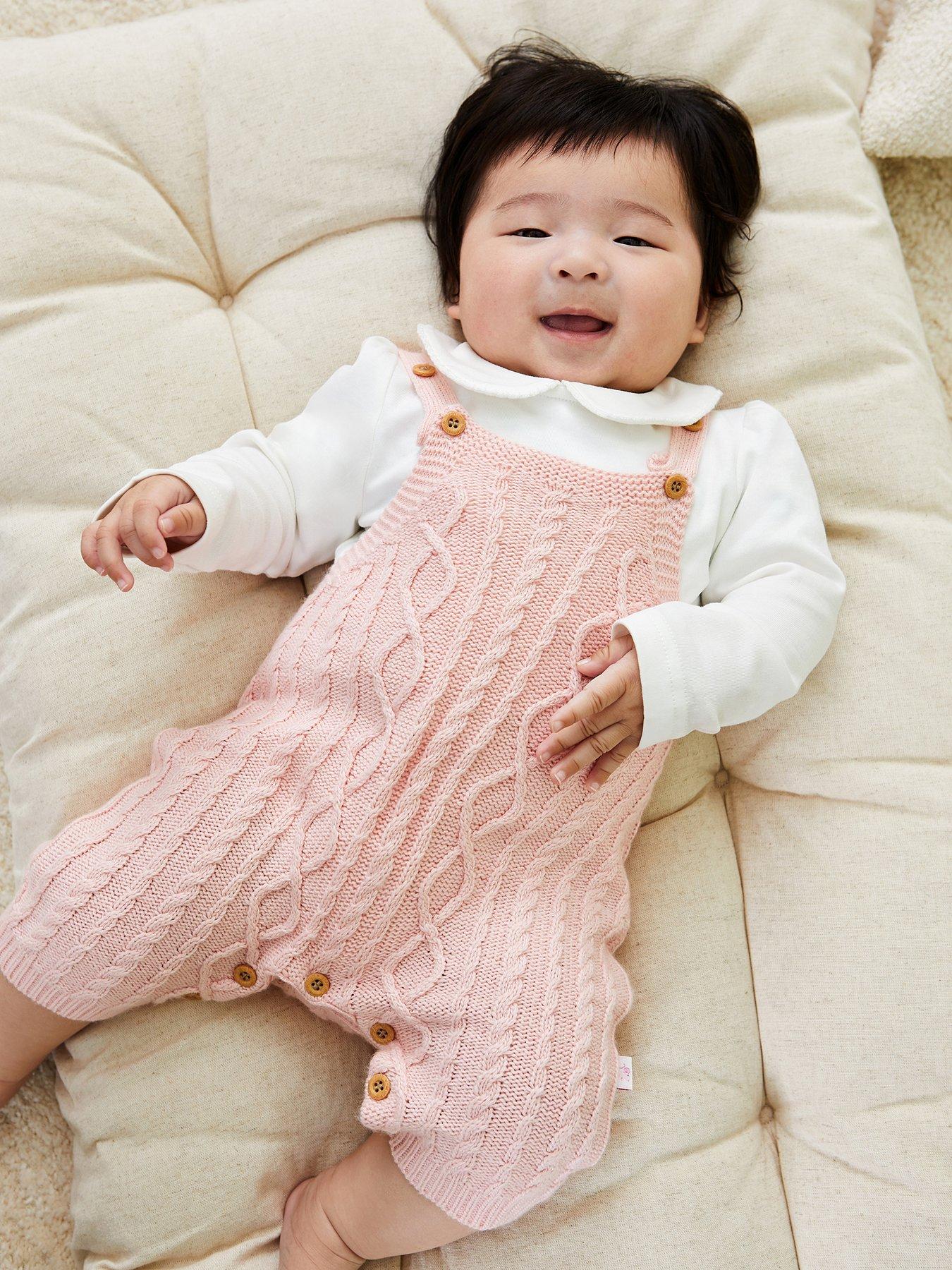 jojo-maman-bebe-girls-knitted-dungarees-amp-top-set-pinkstillFront