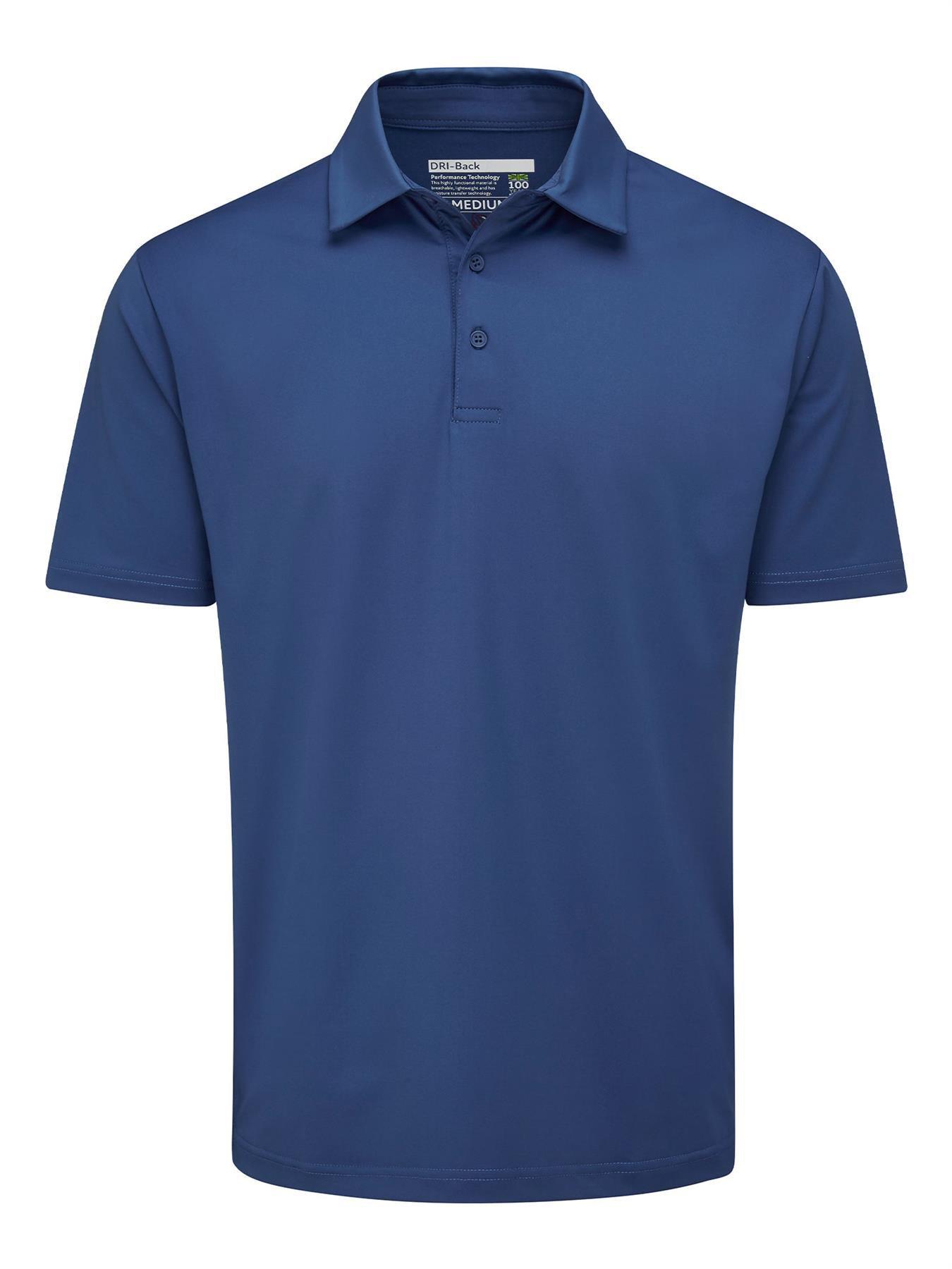 Stuburt Mens Kestrel Golf Polo Shirt -Blue