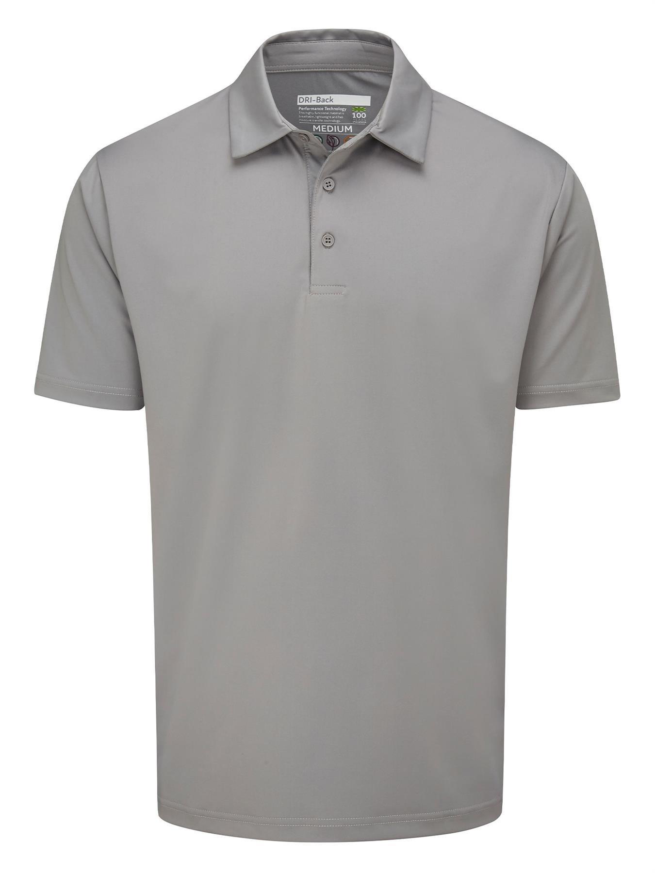 Stuburt Mens Kestrel Golf Polo Shirt -Grey