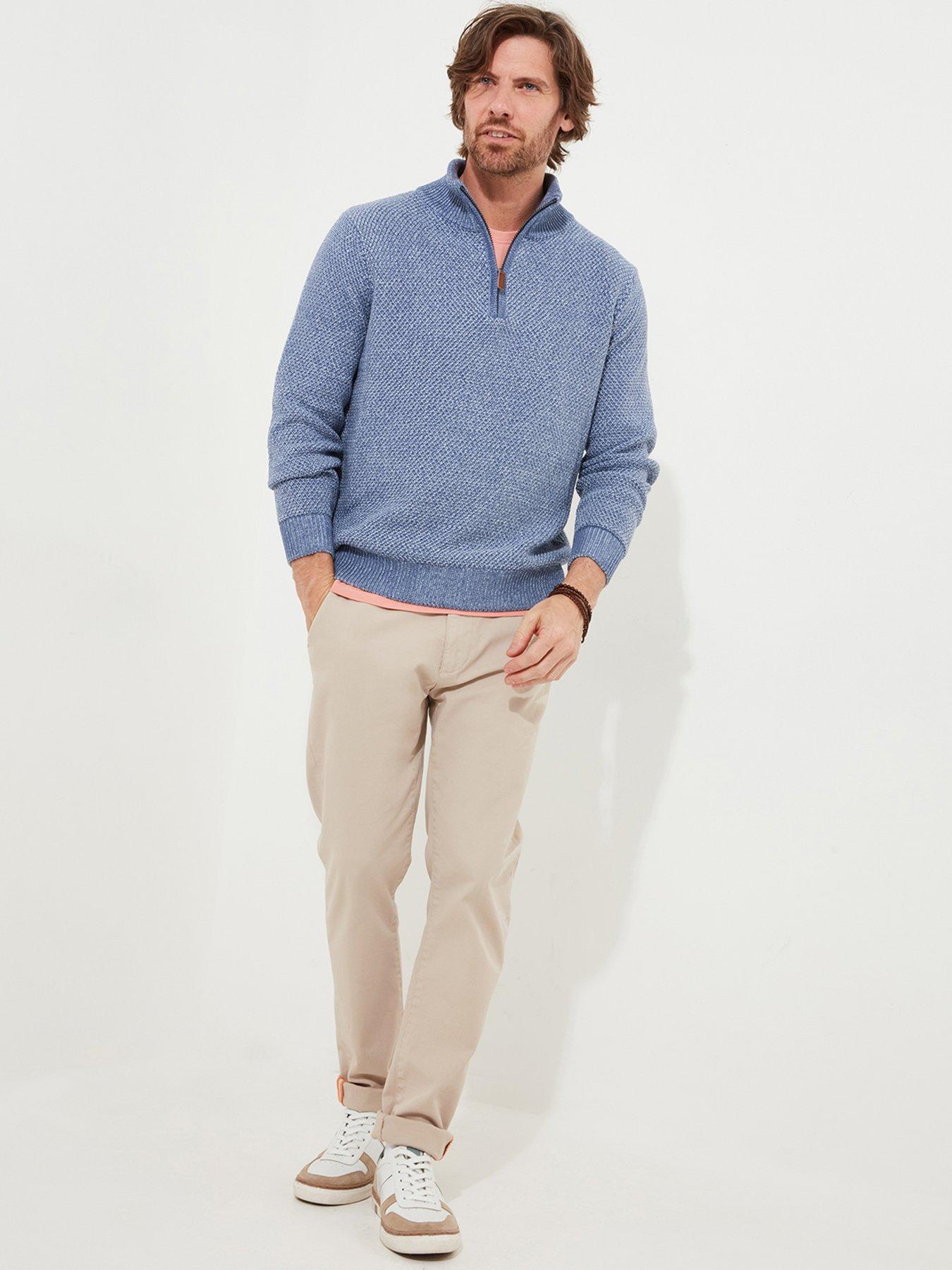 joe-browns-joe-browns-half-zip-knitted-jumper-bluestillFront