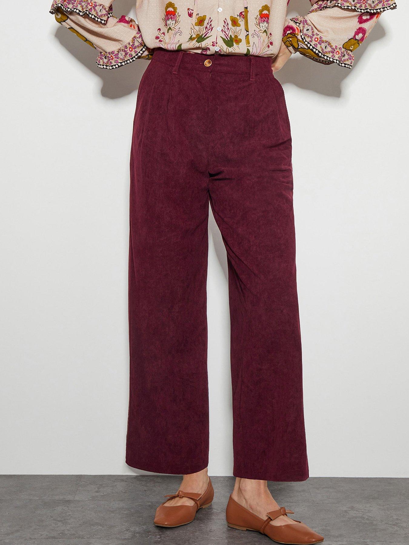 monsoon-samira-corduroy-trouser-red