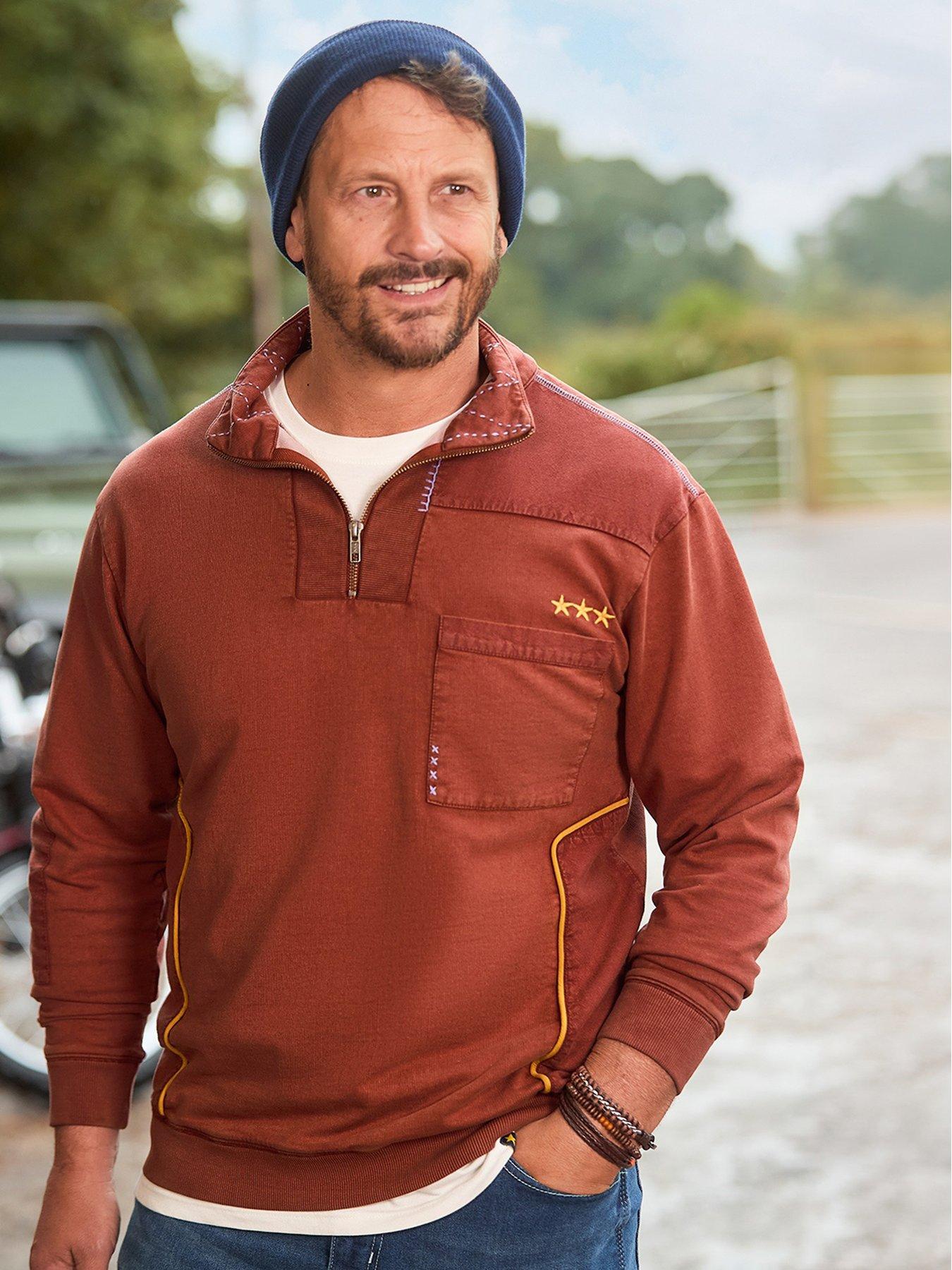 joe-browns-joe-browns-half-zip-sweat-top-orangefront