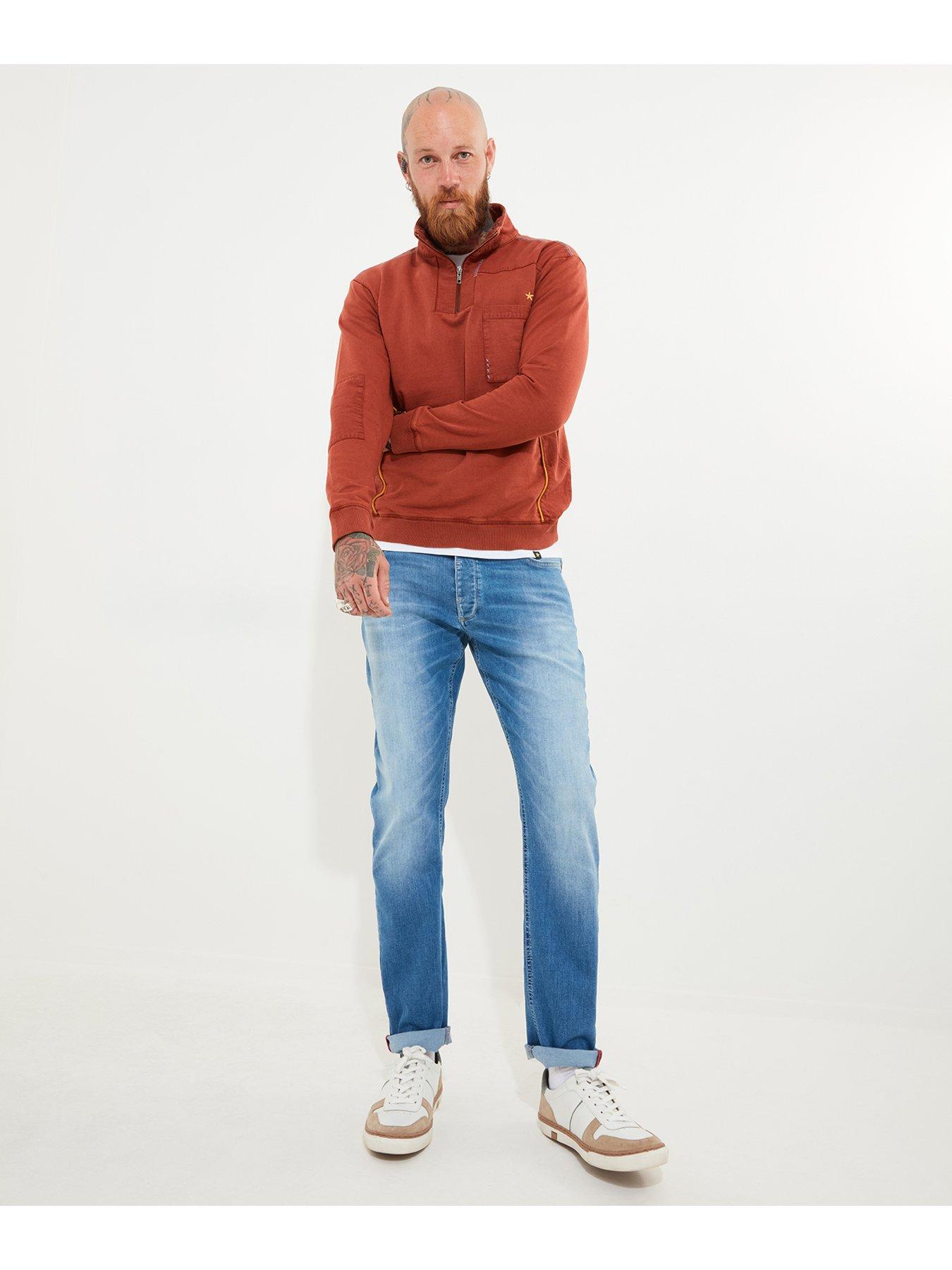 joe-browns-joe-browns-half-zip-sweat-top-orangestillFront