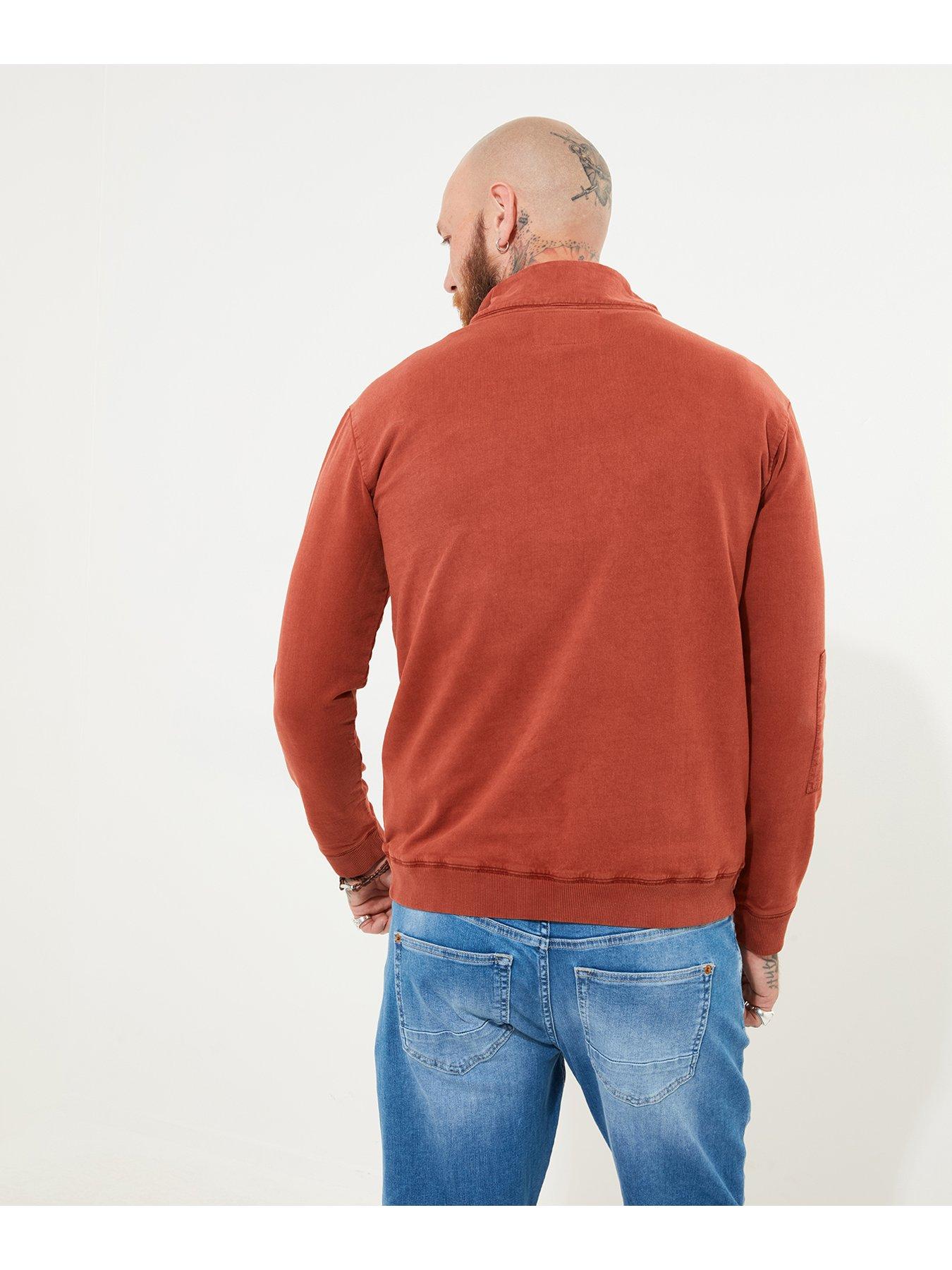 joe-browns-joe-browns-half-zip-sweat-top-orangeoutfit