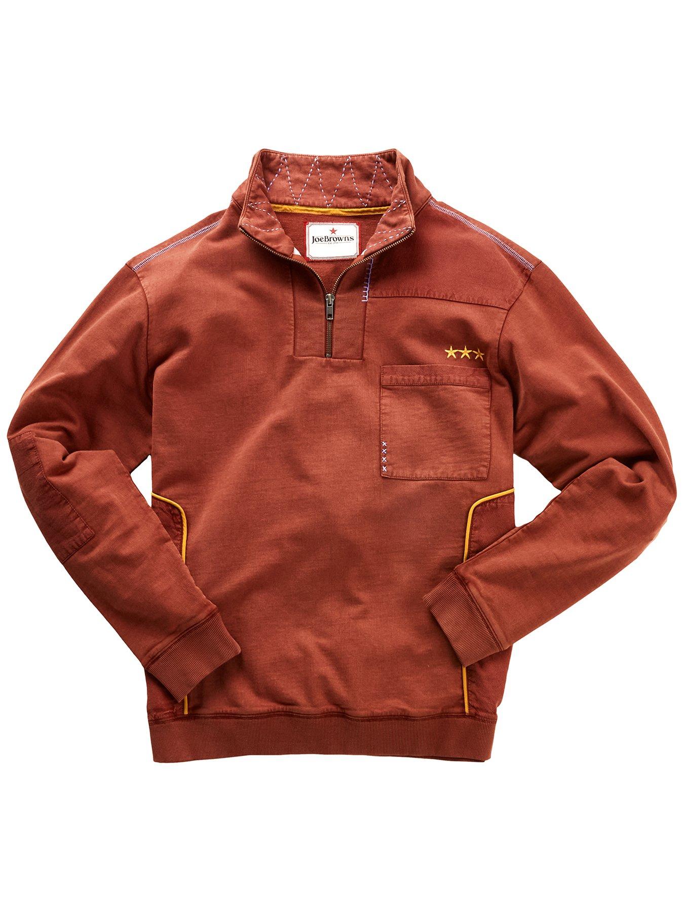 joe-browns-joe-browns-half-zip-sweat-top-orangedetail