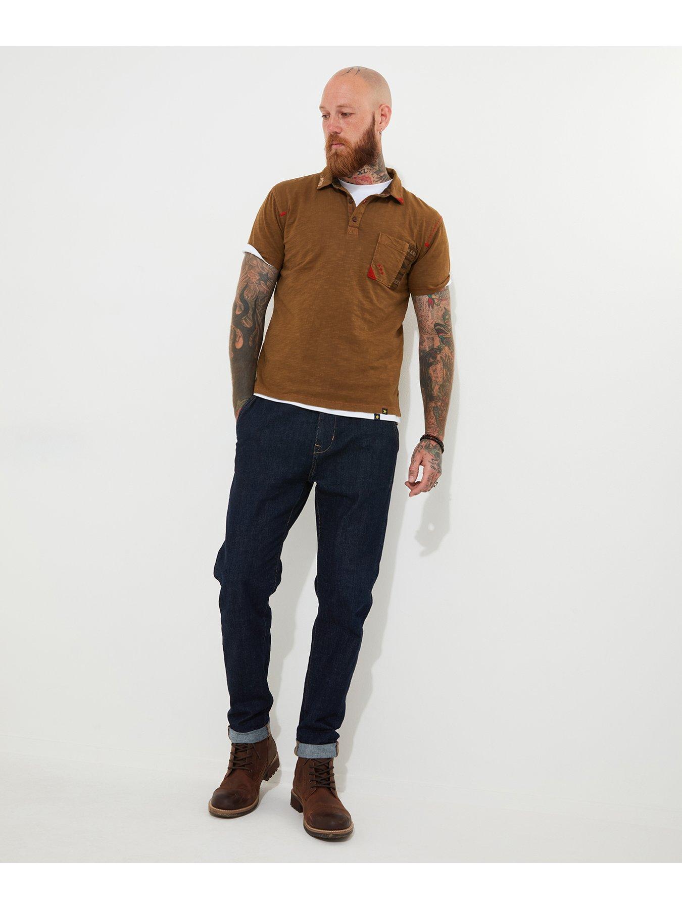 joe-browns-joe-browns-short-sleeve-pocket-polo-shirt-brownoutfit