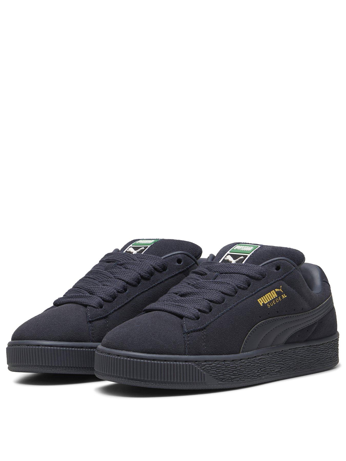 puma-mens-suede-xl-trainers-greystillFront