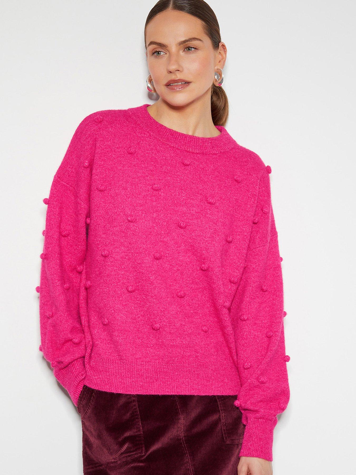 monsoon-bonita-bobble-jumper-pink