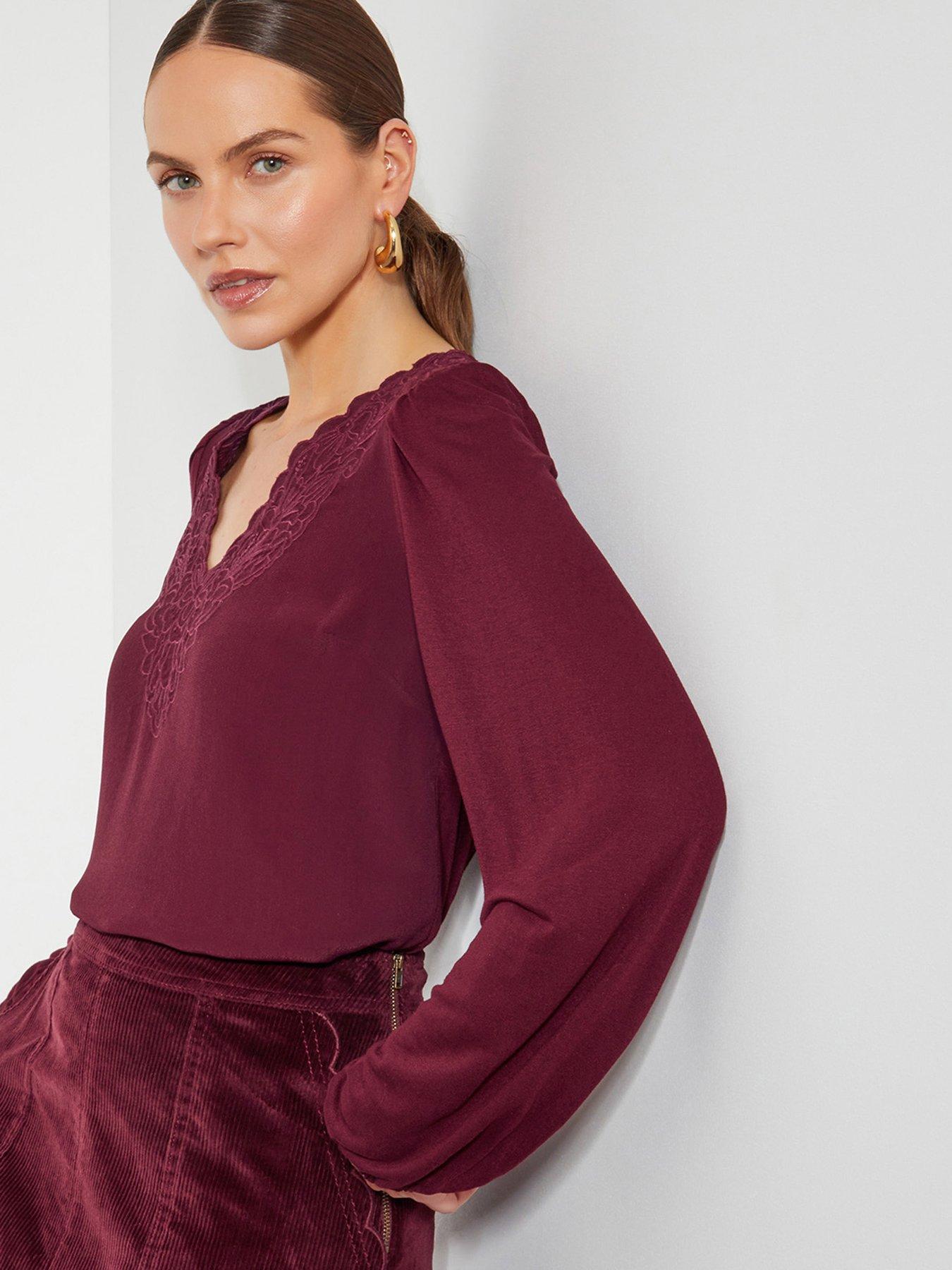 monsoon-lisa-lace-trim-top