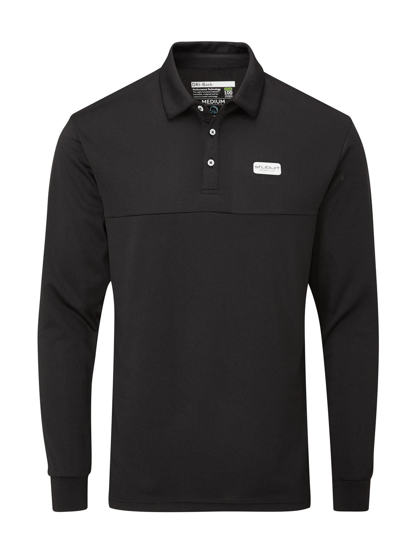 stuburt-mens-sport-tech-golf-long-sleeve-shirt-blackfront