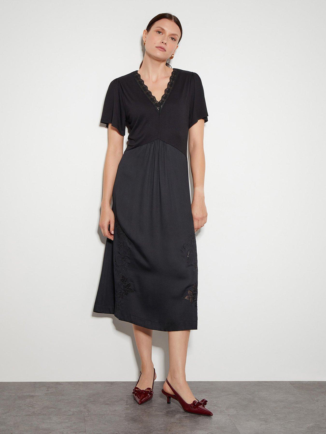 monsoon-wren-woven-mix-dress-blackdetail