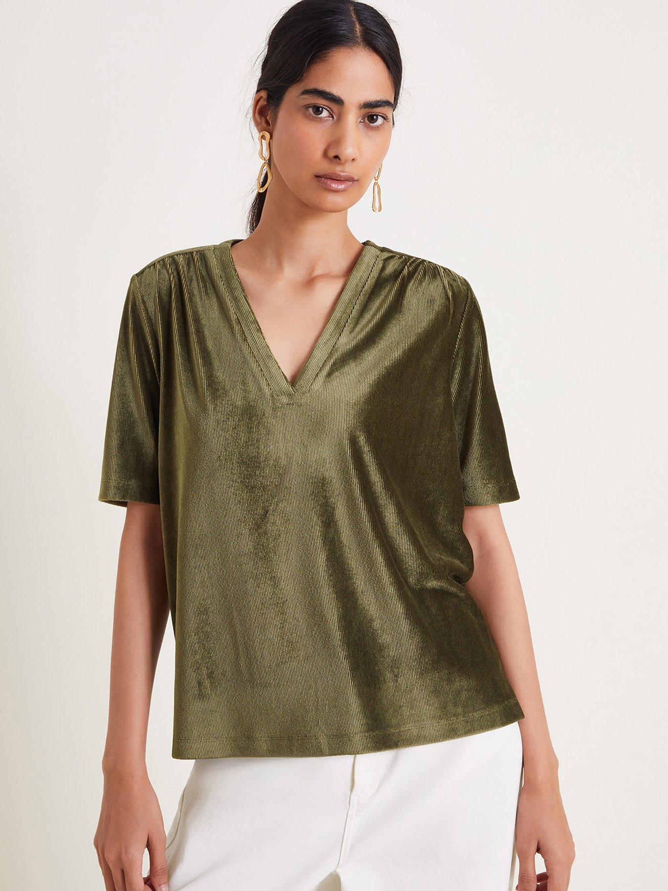 monsoon-shay-stretch-t-shirt-khakifront