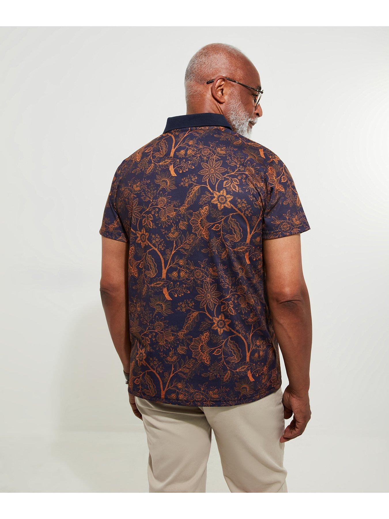 joe-browns-joe-browns-short-sleeve-floral-polo-shirt-multiback