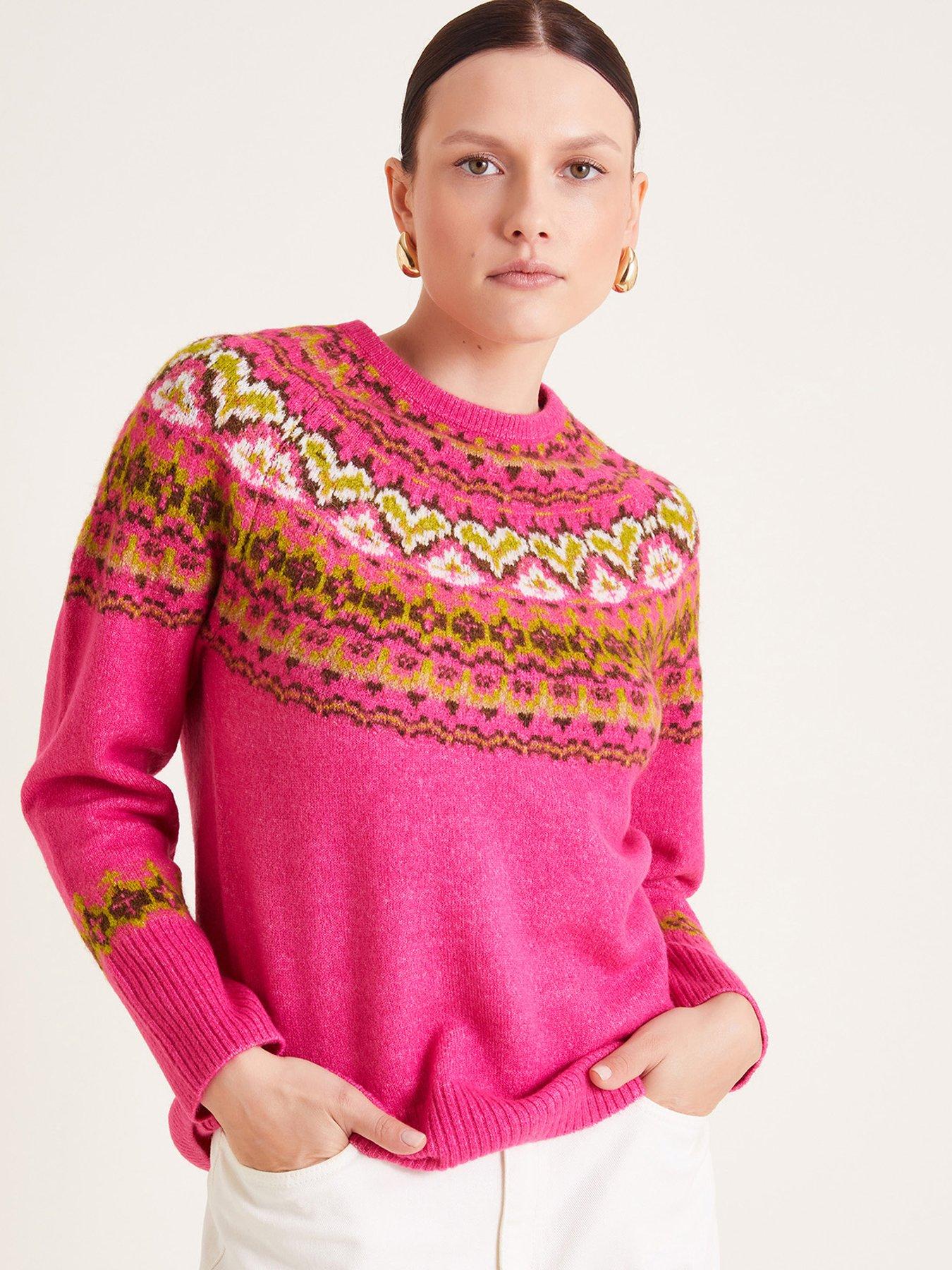 monsoon-fern-fairisle-jumper-pink