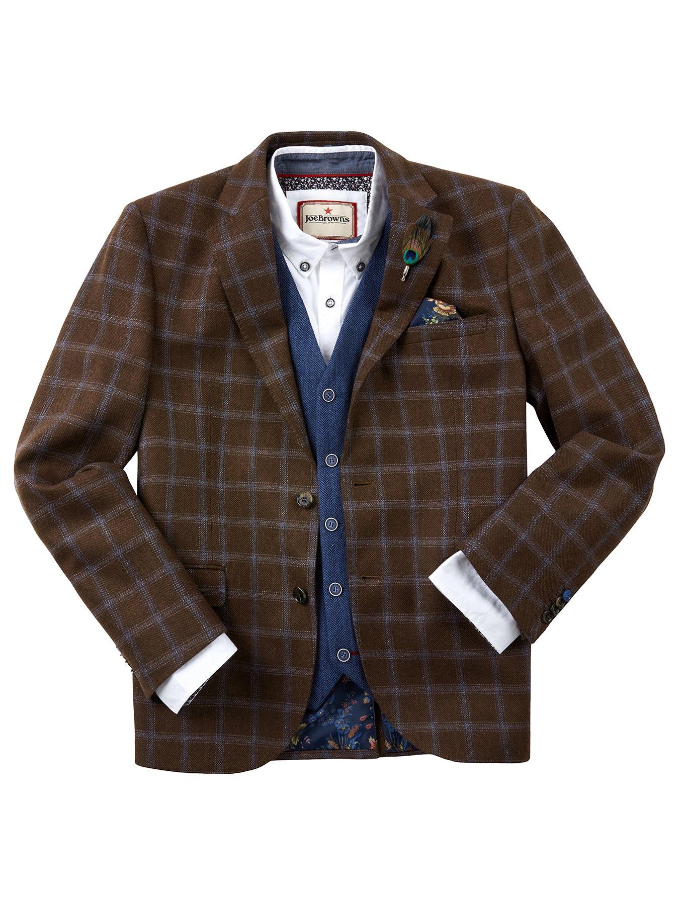 joe-browns-joe-browns-charming-check-blazer-jacket-browndetail