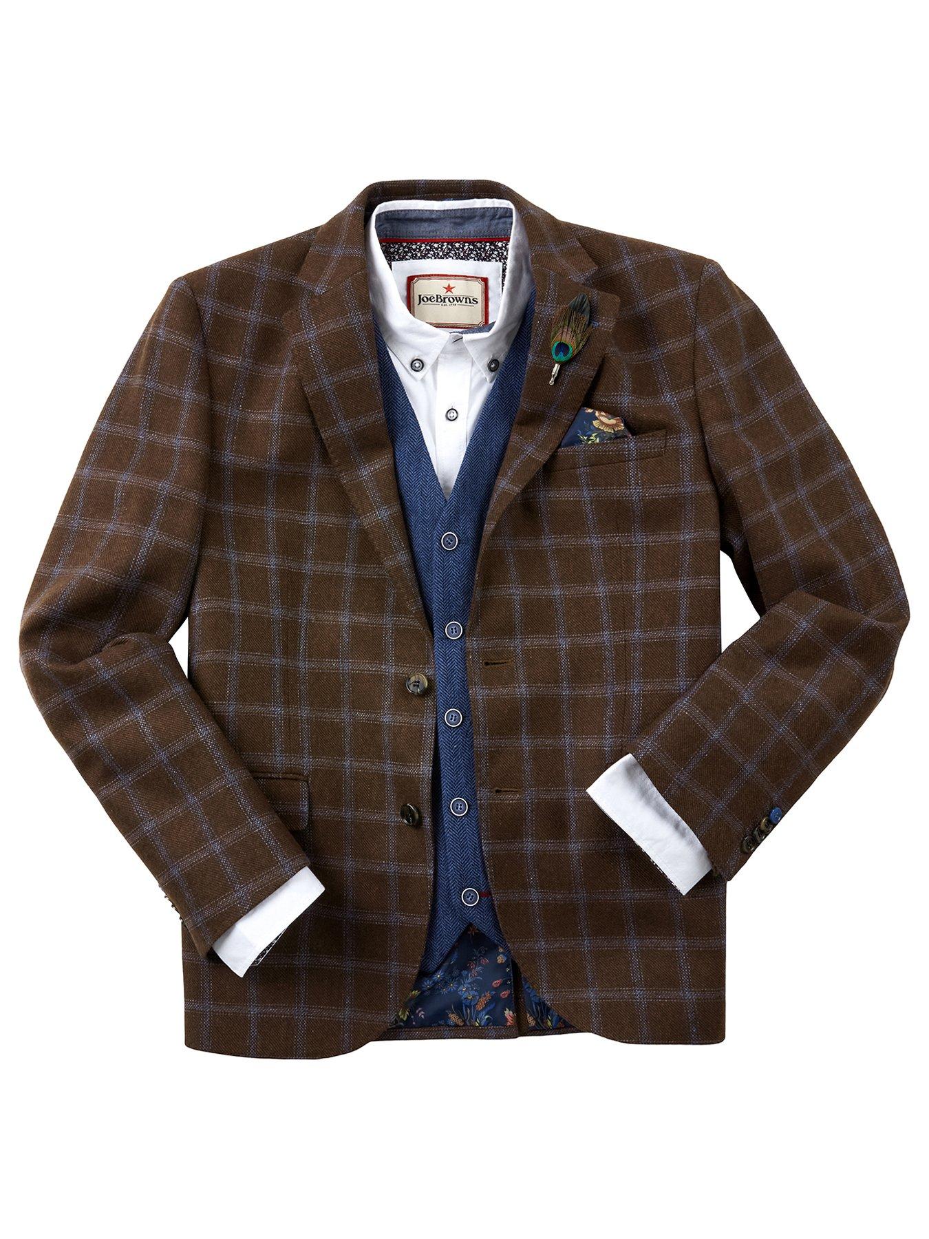 Image 5 of 6 of Joe Browns Joe Browns Charming Check Blazer Jacket - Brown