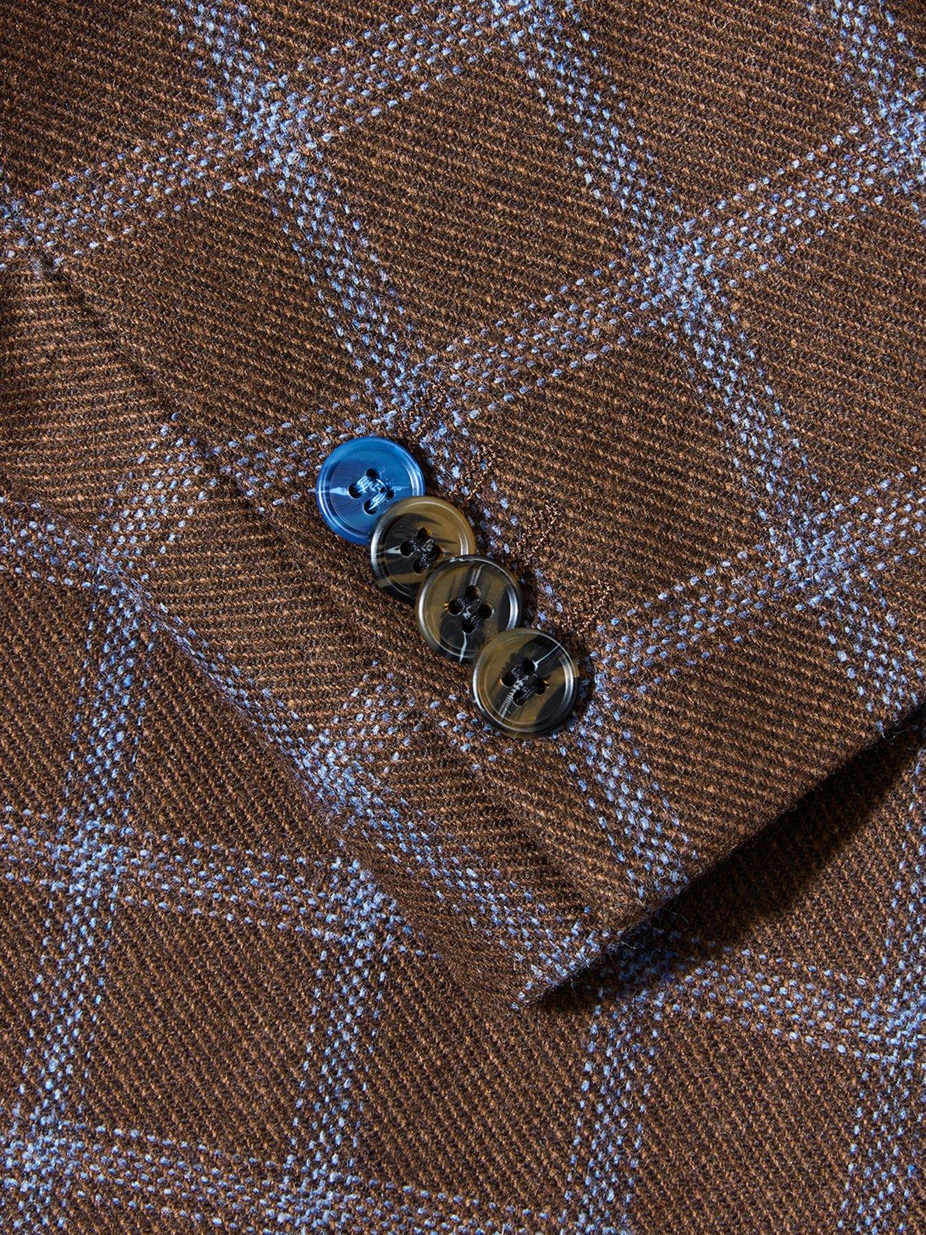 Image 6 of 6 of Joe Browns Joe Browns Charming Check Blazer Jacket - Brown