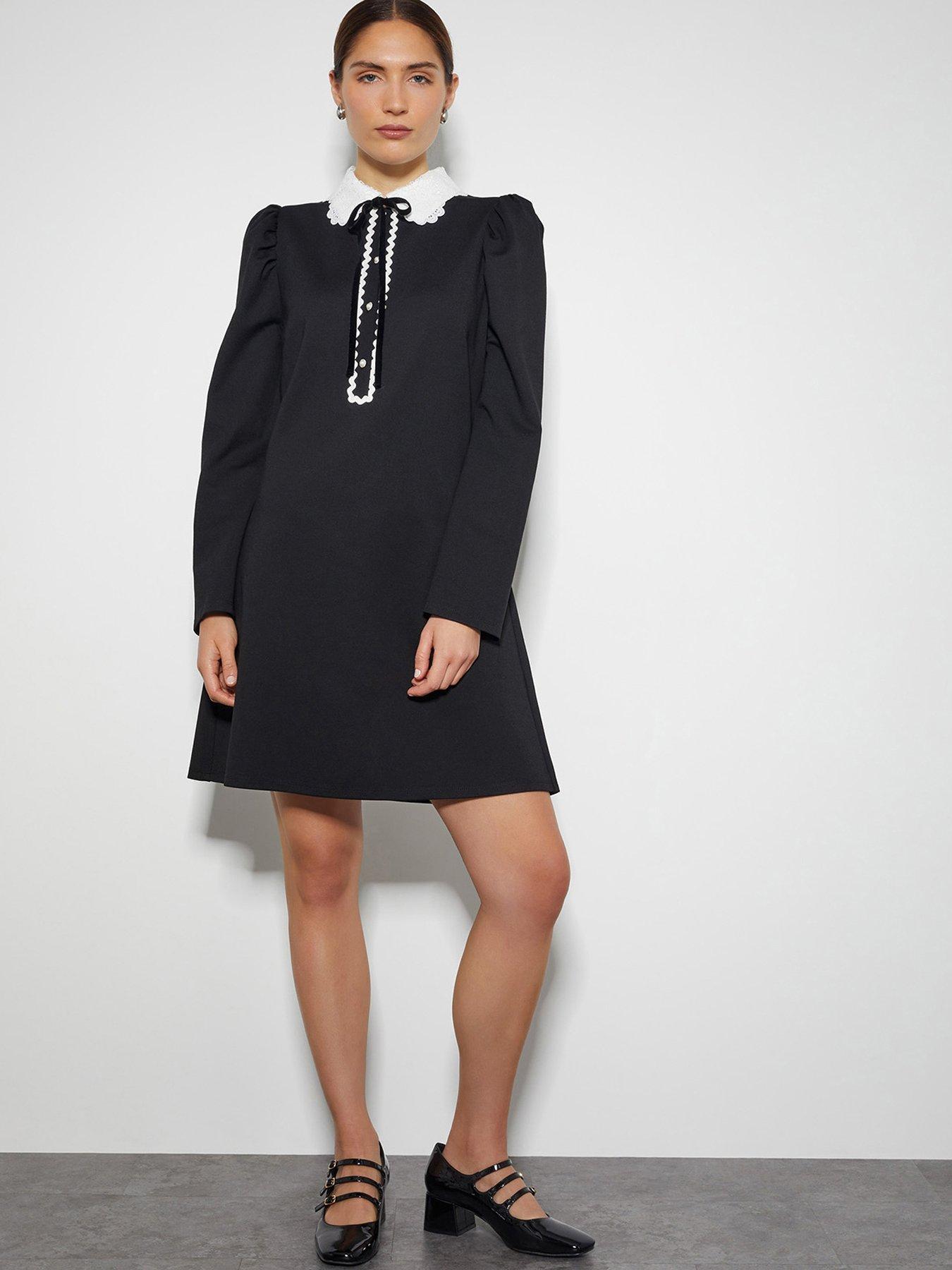 monsoon-polly-ponte-dress-blackback