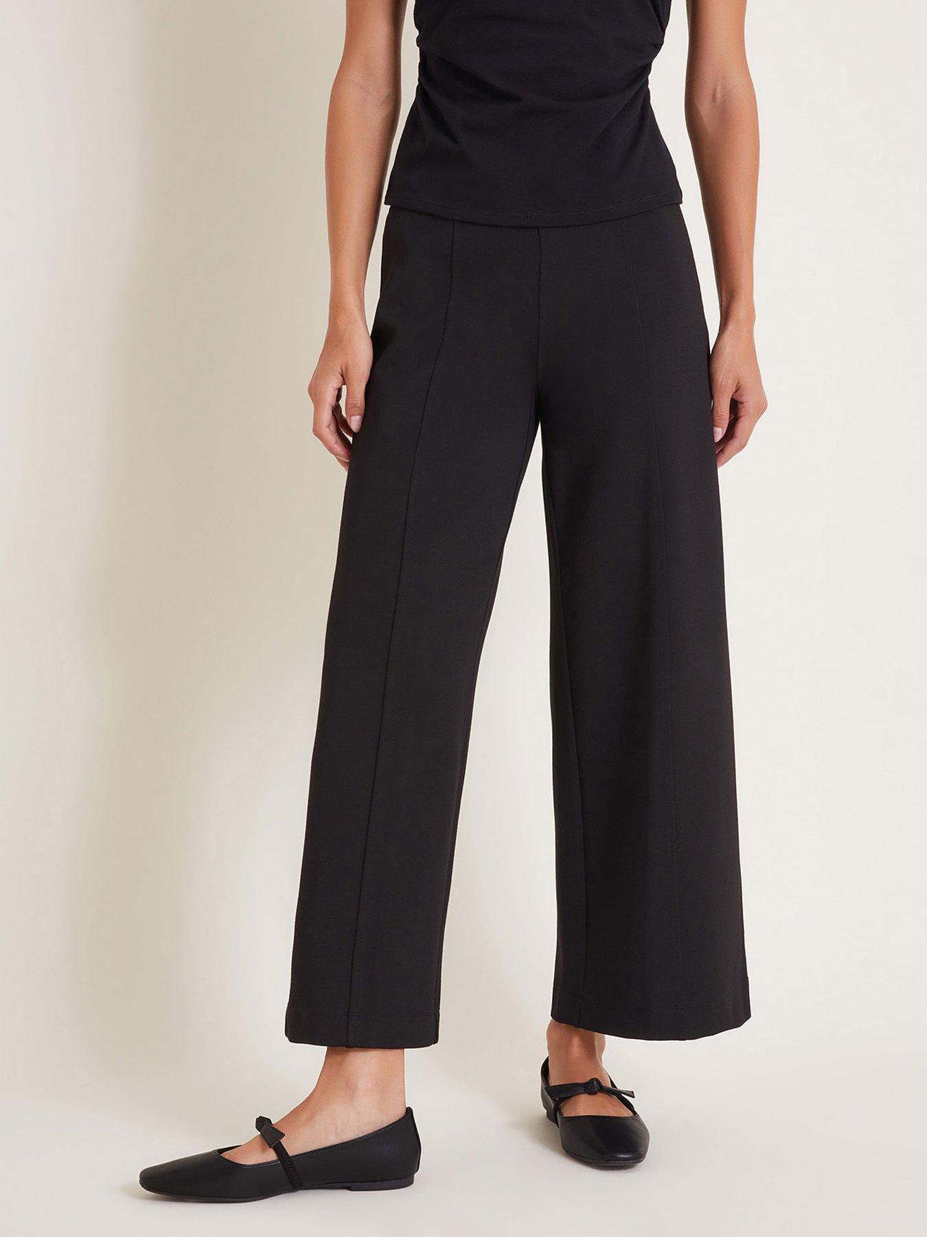 monsoon-paula-ponte-bootcut-trousers-black