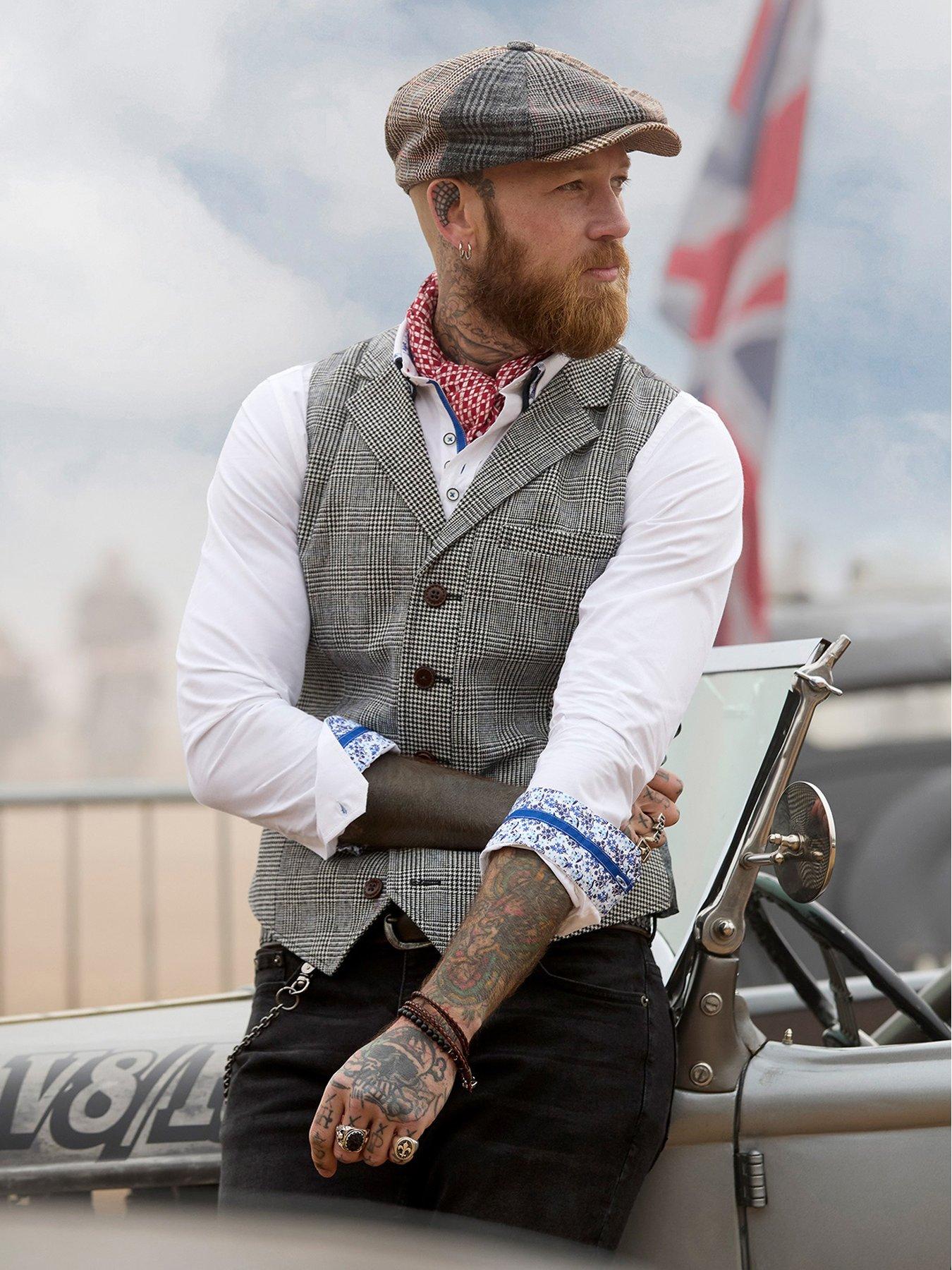 joe-browns-joe-browns-marvellous-mix-check-waistcoat-grey