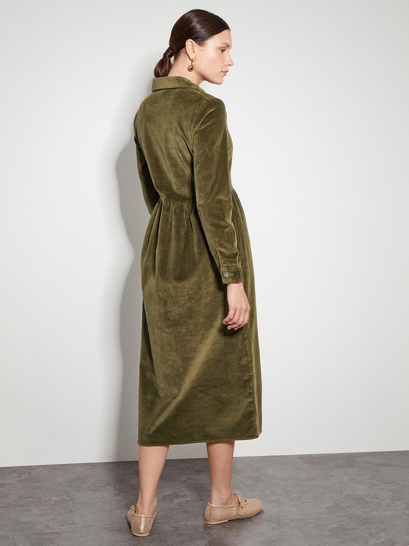 monsoon-alana-corduroy-dress-greenstillFront