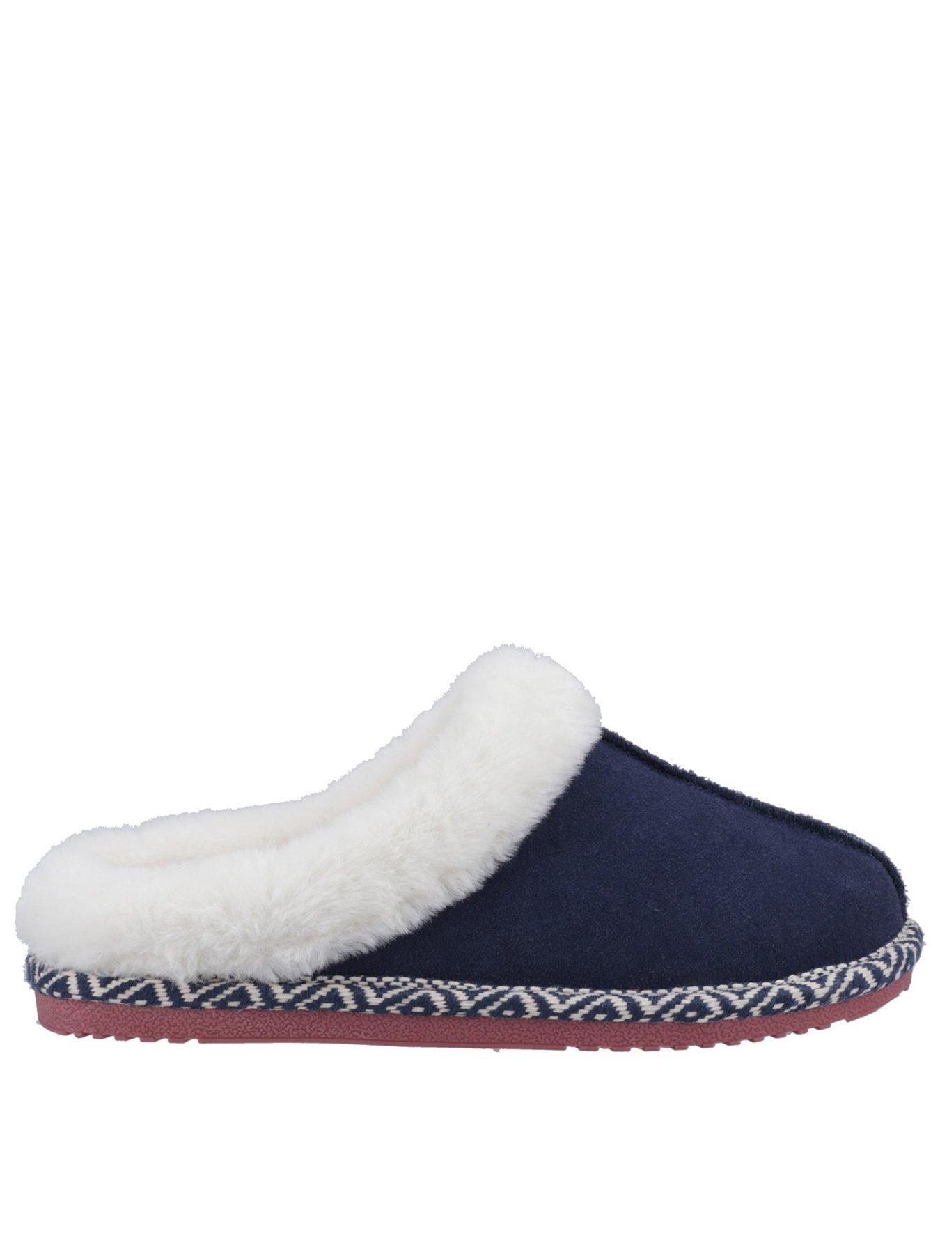 Image 1 of 4 of Hush Puppies Amara Aztec Slipper - Navy