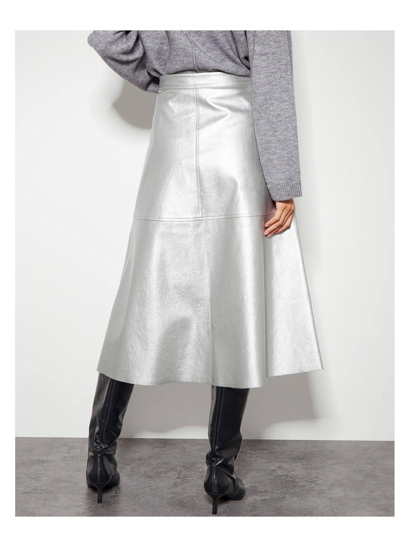 monsoon-pippa-pu-skirt-silverstillFront