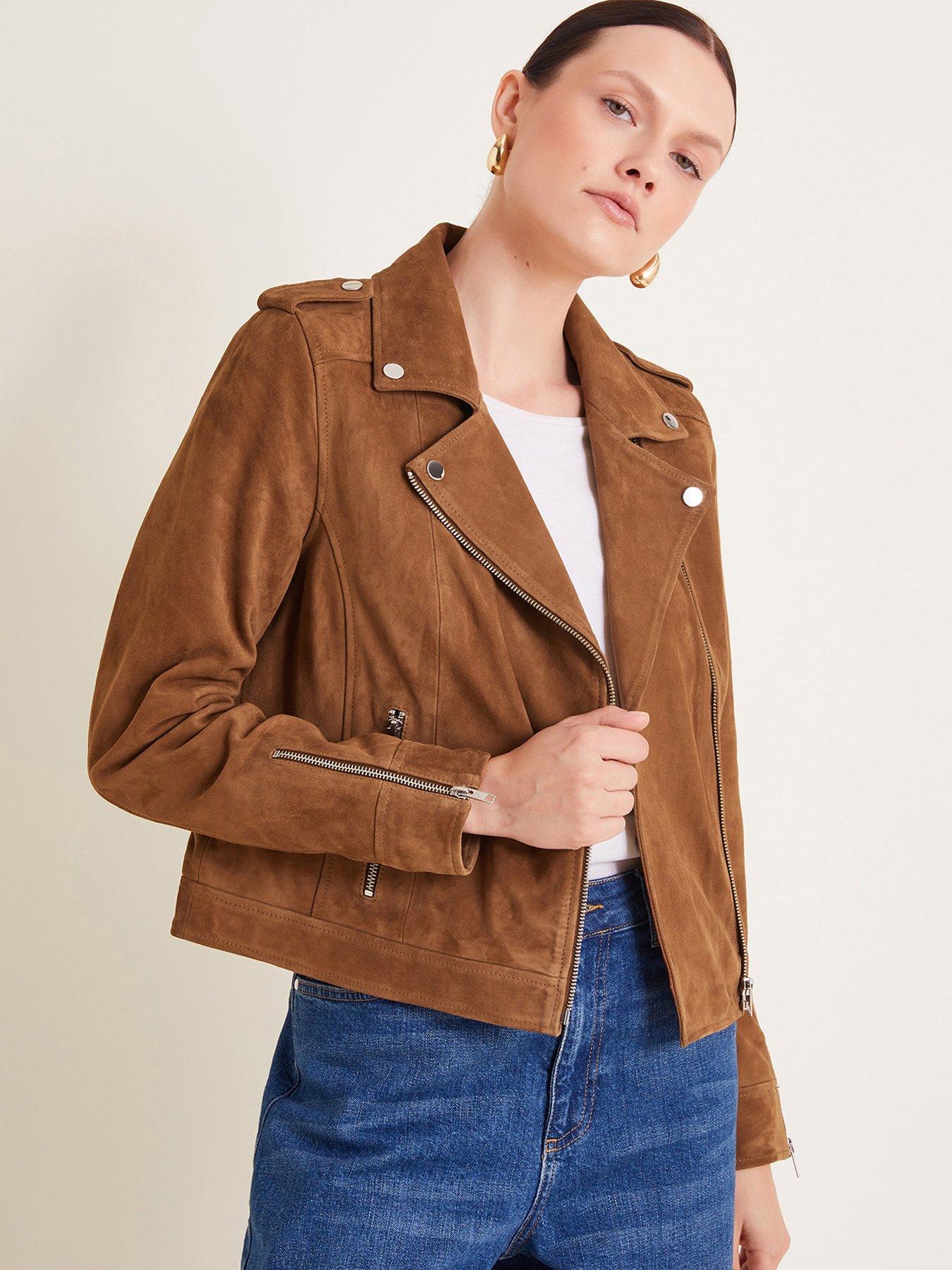 monsoon-sienna-suede-jacket-brown