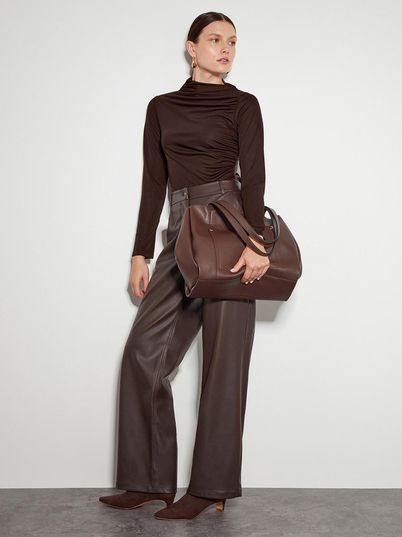 monsoon-dayna-drape-jersey-top-brownback