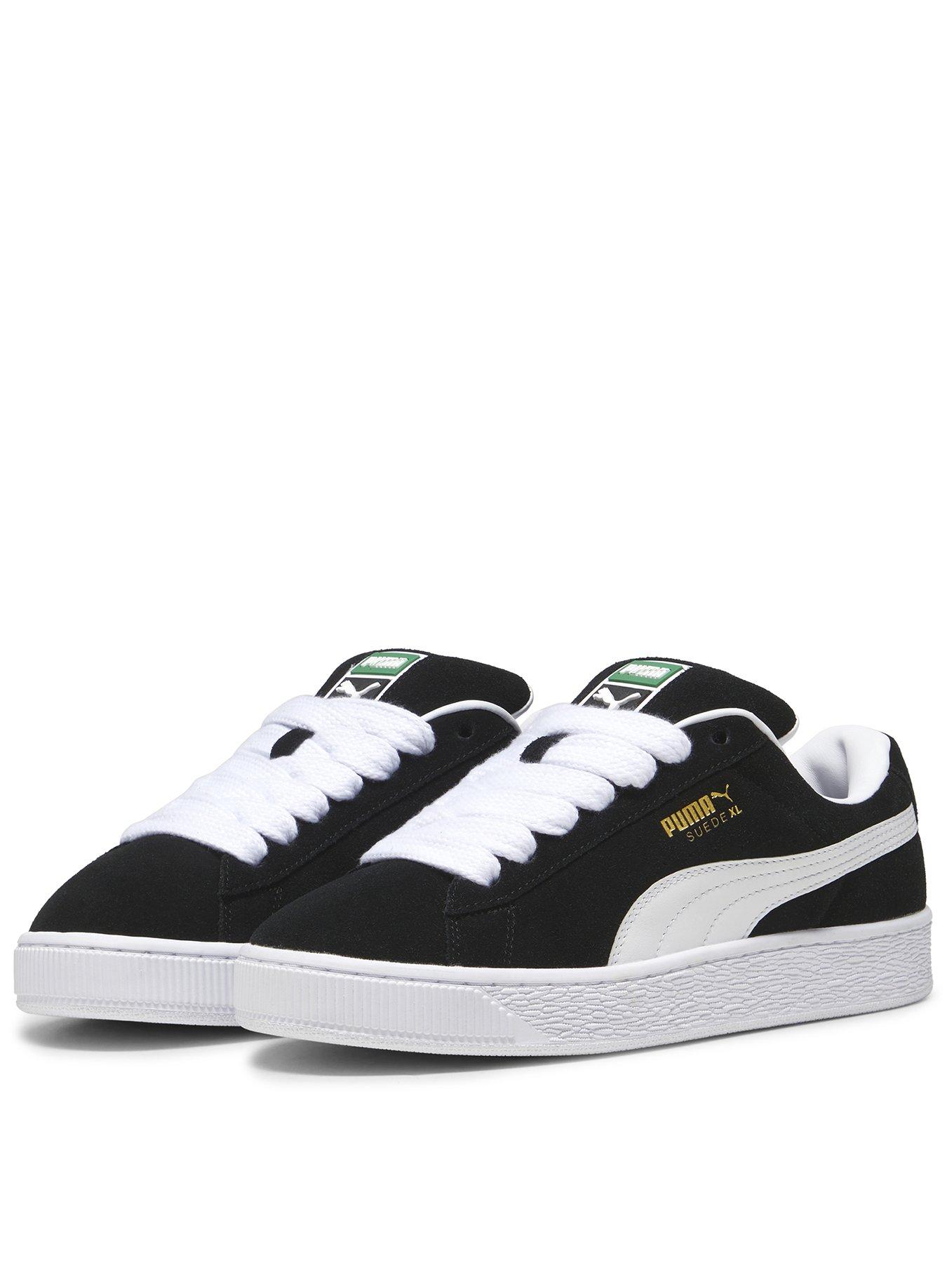 puma-unisex-suede-xl-trainers-blackwhite