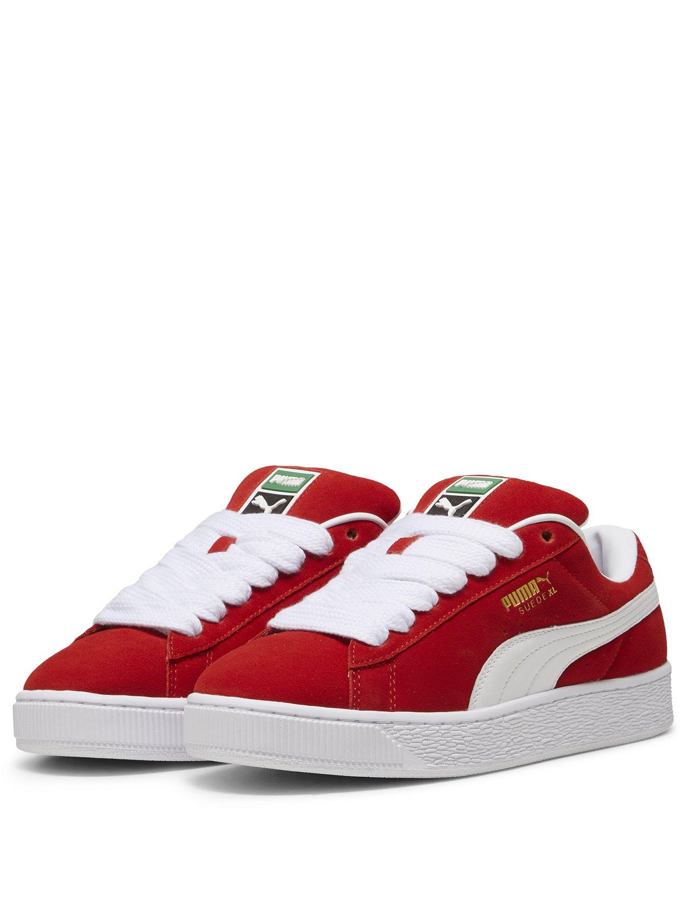 puma-unisex-suede-xl-trainers-redstillFront