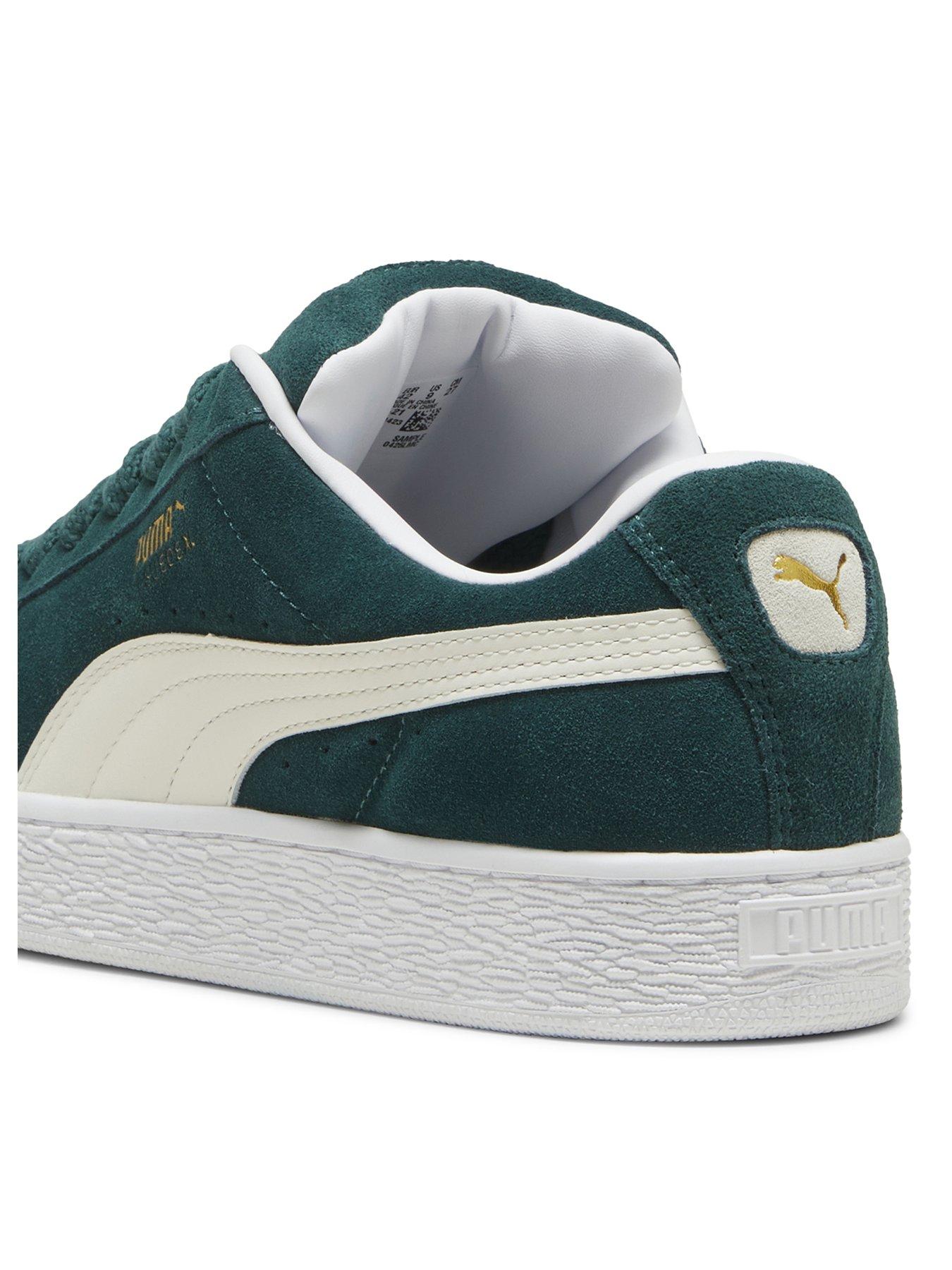 puma-mens-suede-xl-trainers-dark-greenback