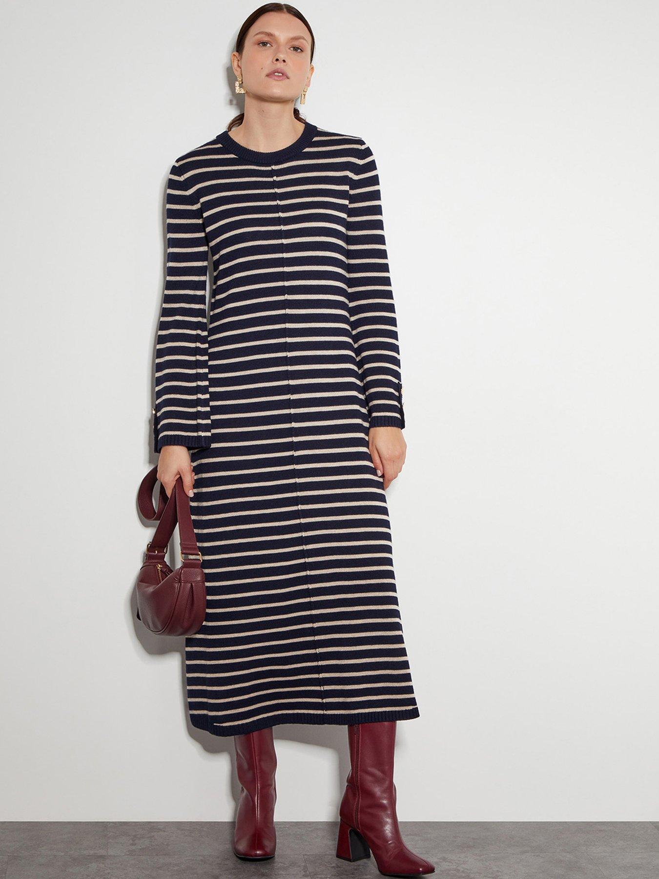 monsoon-shaw-stripe-dress-navy