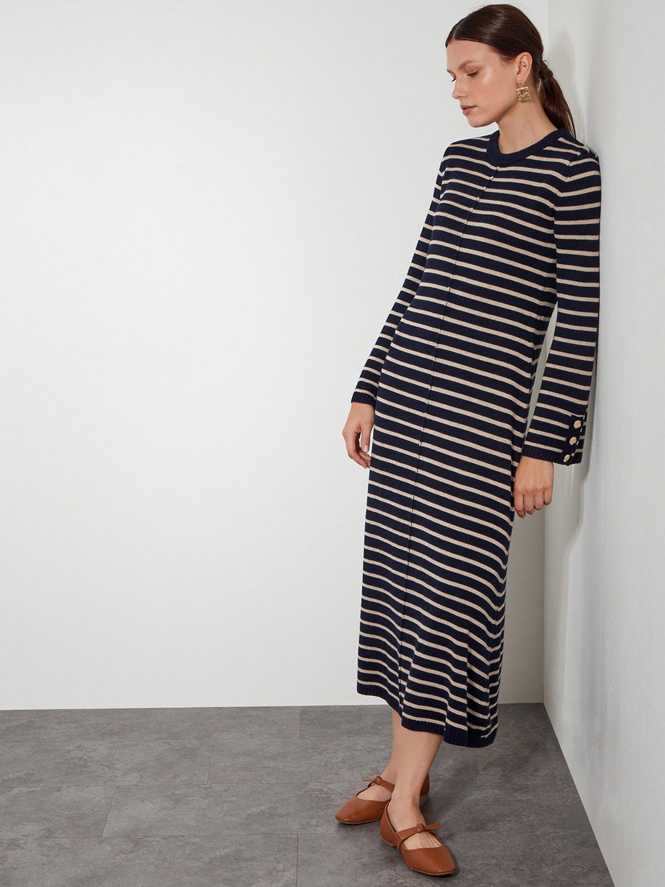 monsoon-shaw-stripe-dress-navydetail