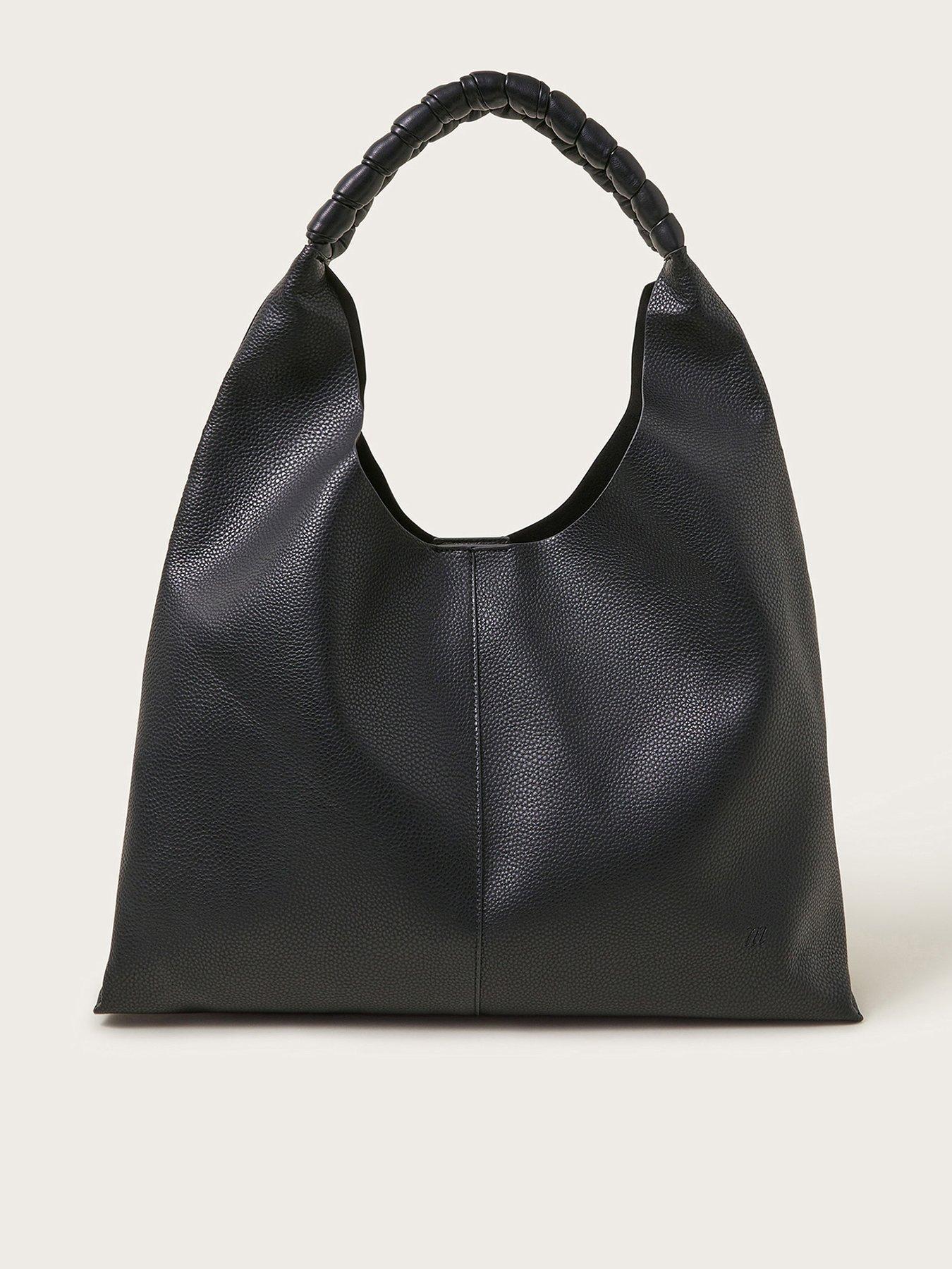 Image of Monsoon Pip Pu Plaited Hobo Bag