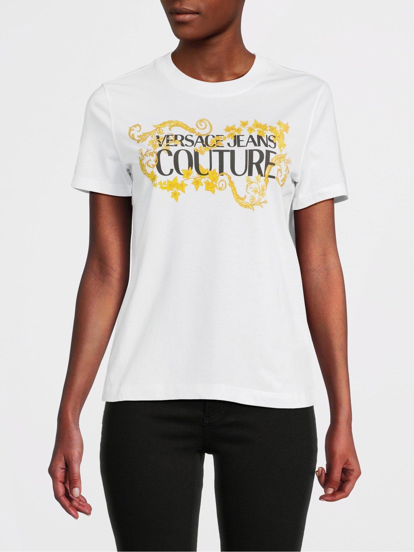undefined Baroque Logo T-Shirt - White