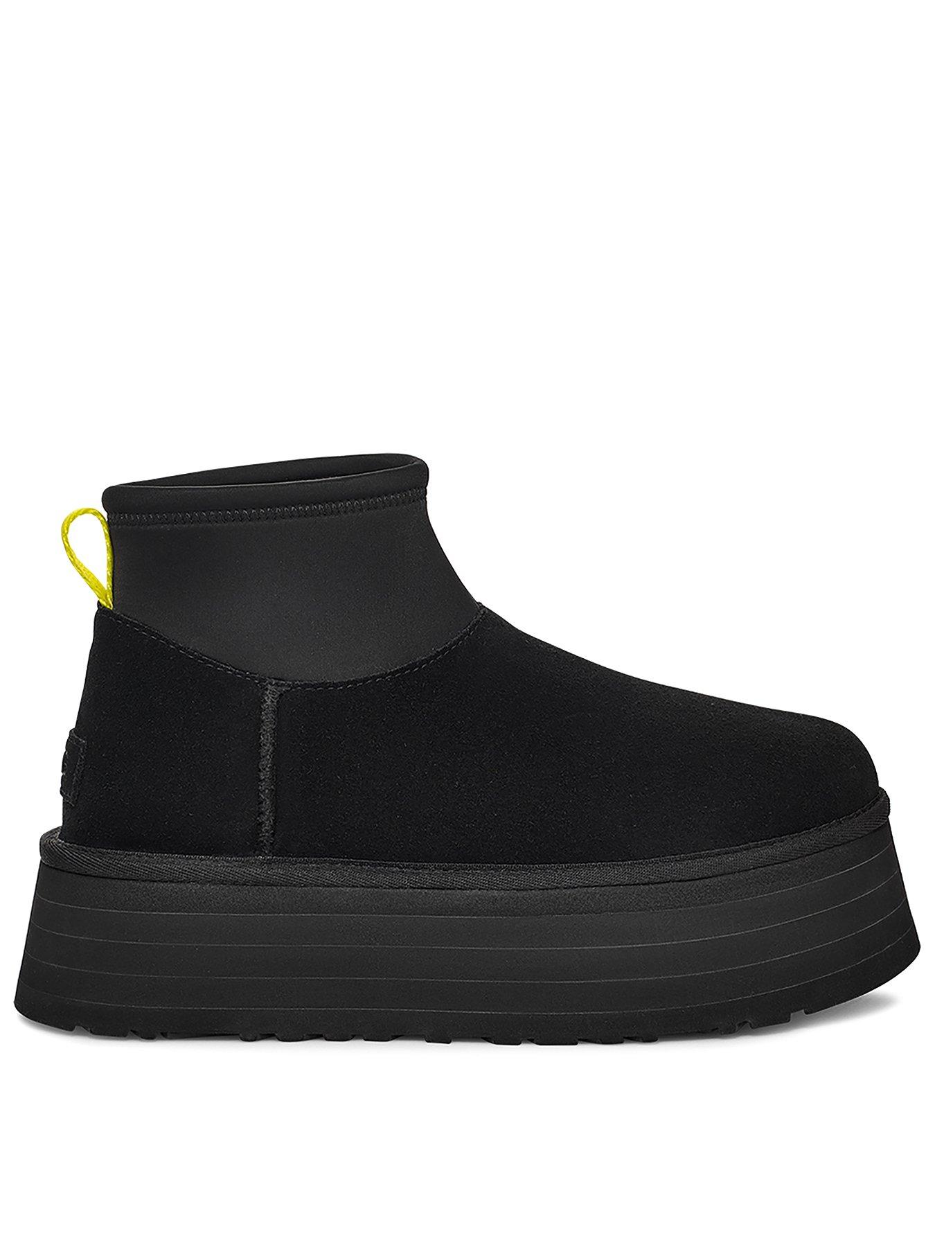 ugg-womens-classic-mini-dipper-boot-blackfront