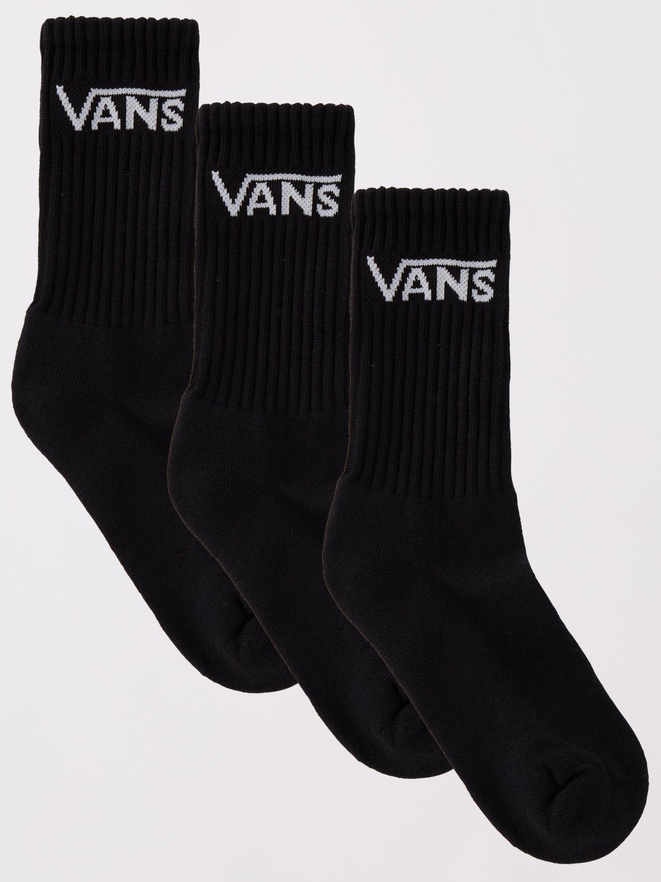 vans-kids-classic-crew-sock-3pk-blackfront