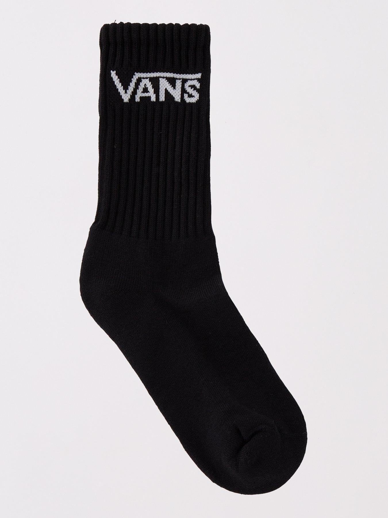 vans-kids-classic-crew-sock-3pk-blackstillFront