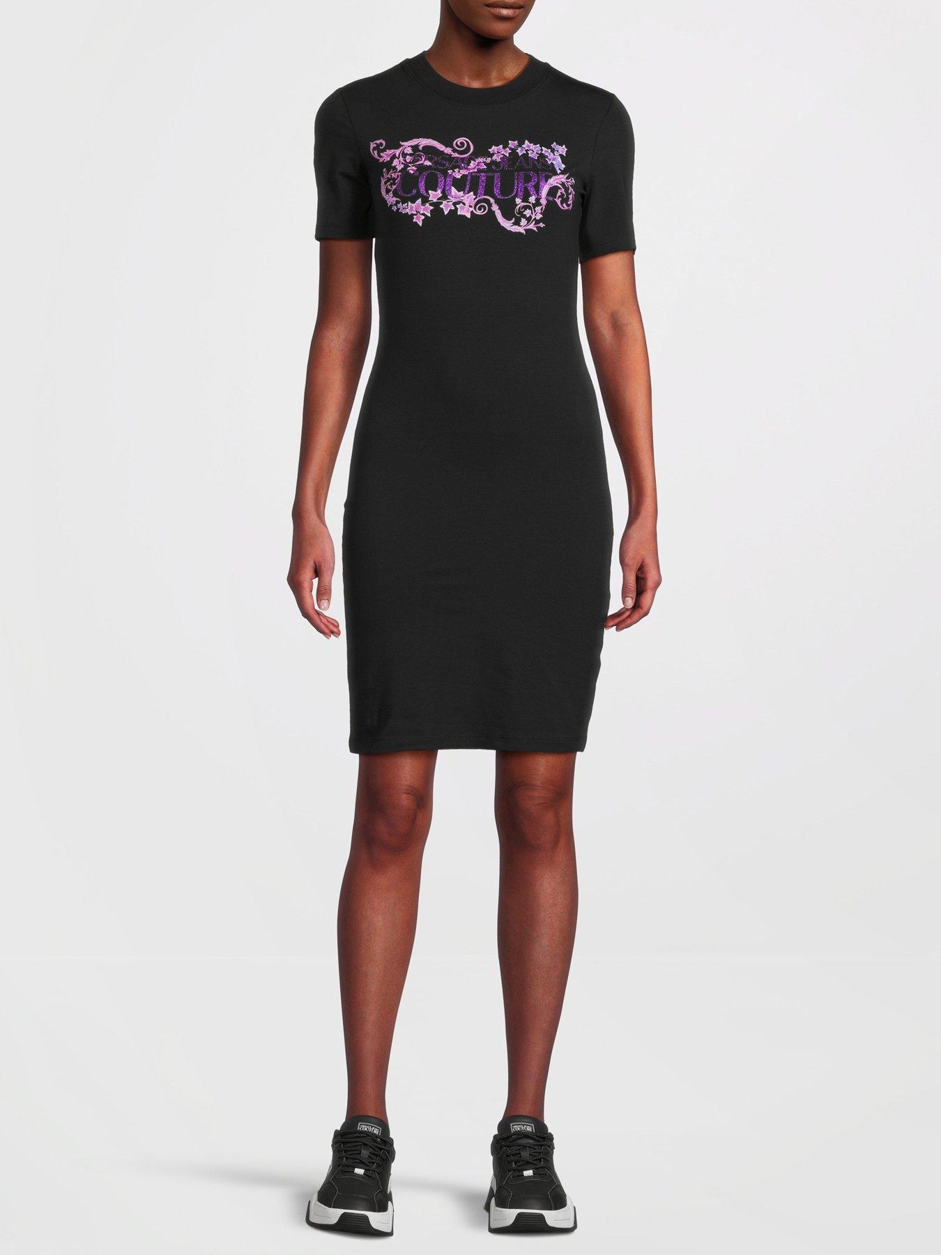 versace-jeans-couture-logo-t-shirt-dress-black