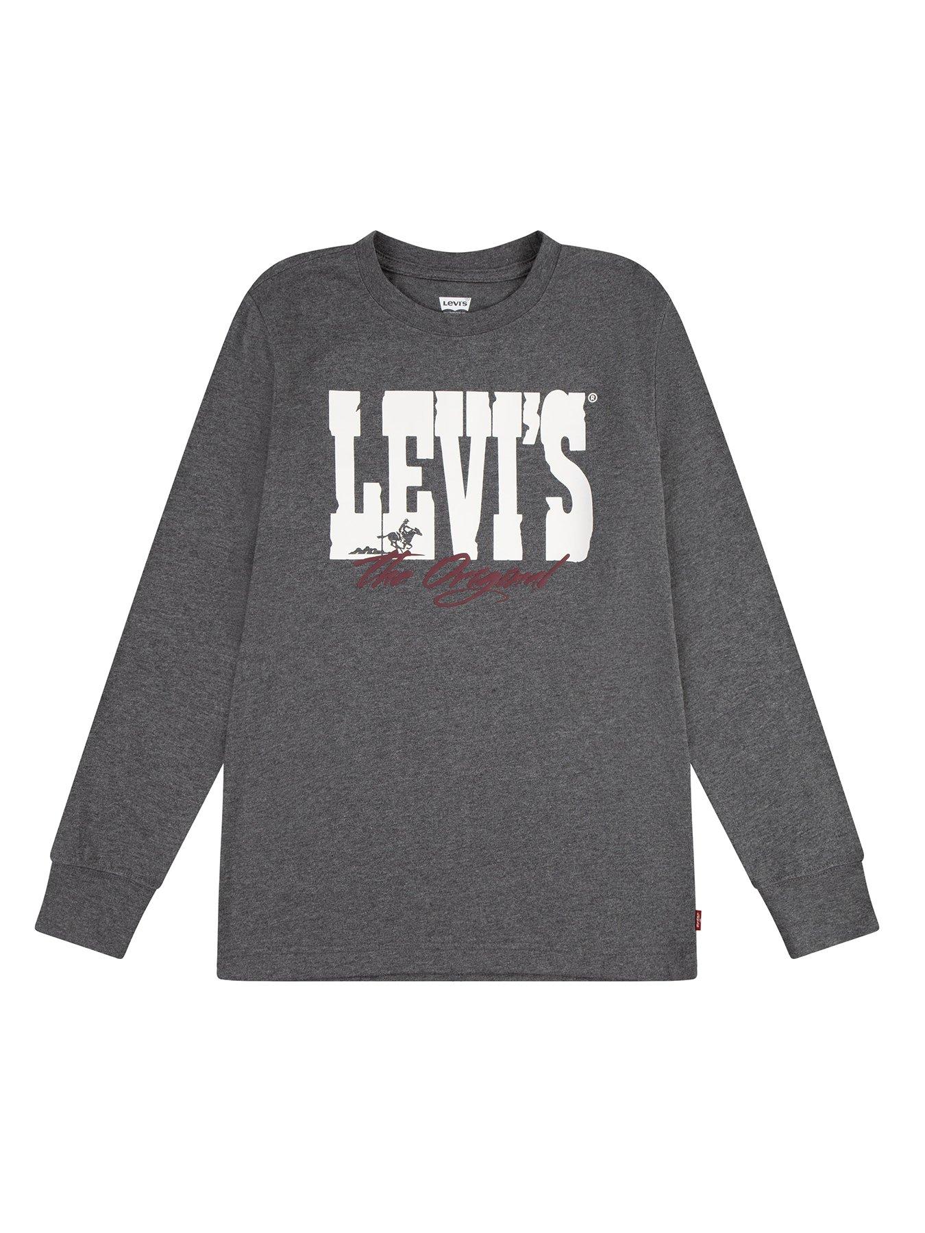 levis-boys-yee-haw-long-sleeve-t-shirt-dark-grey