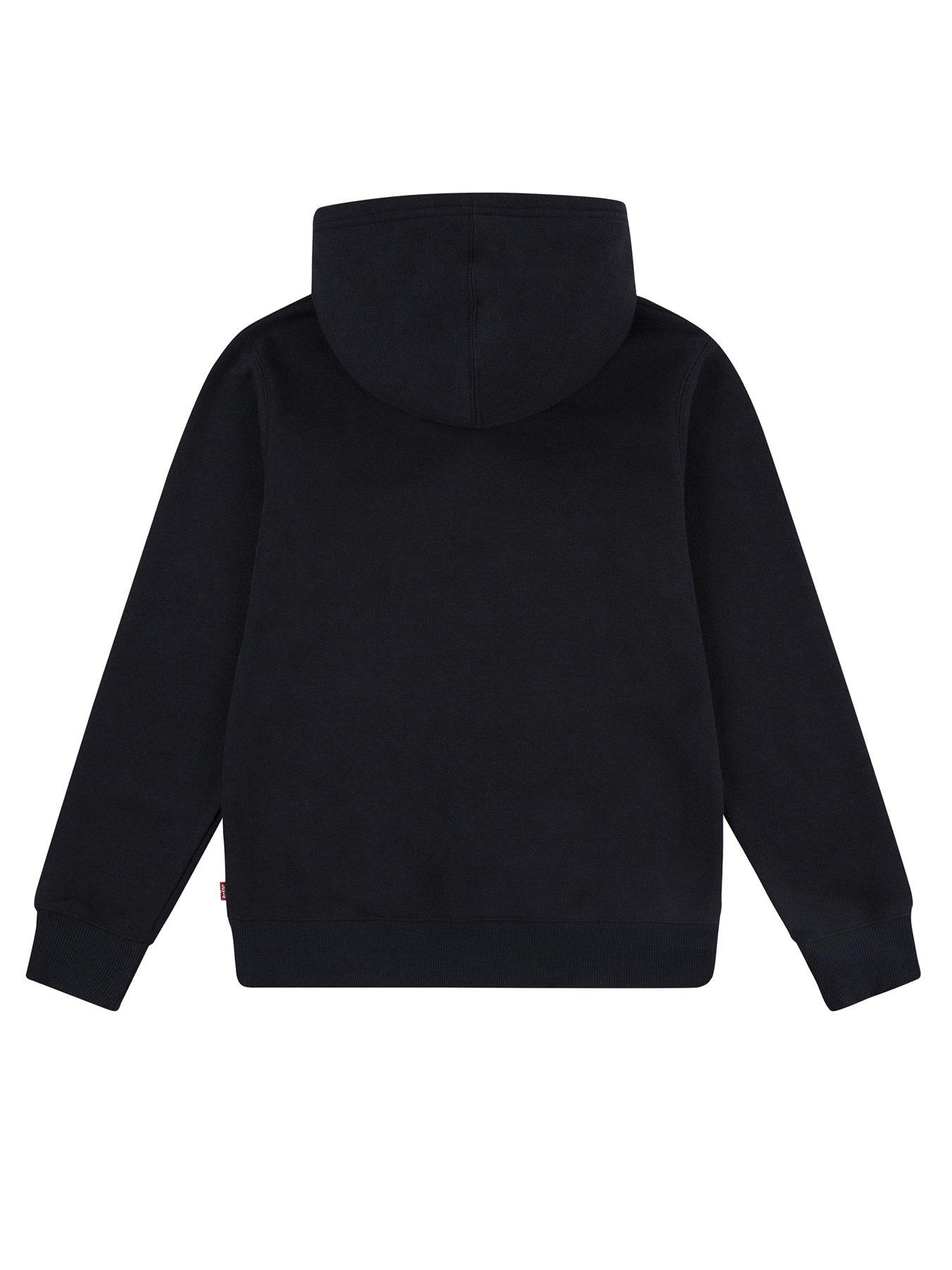 Image 2 of 5 of Levi's Boys Mini Batwing Hoodie - Black