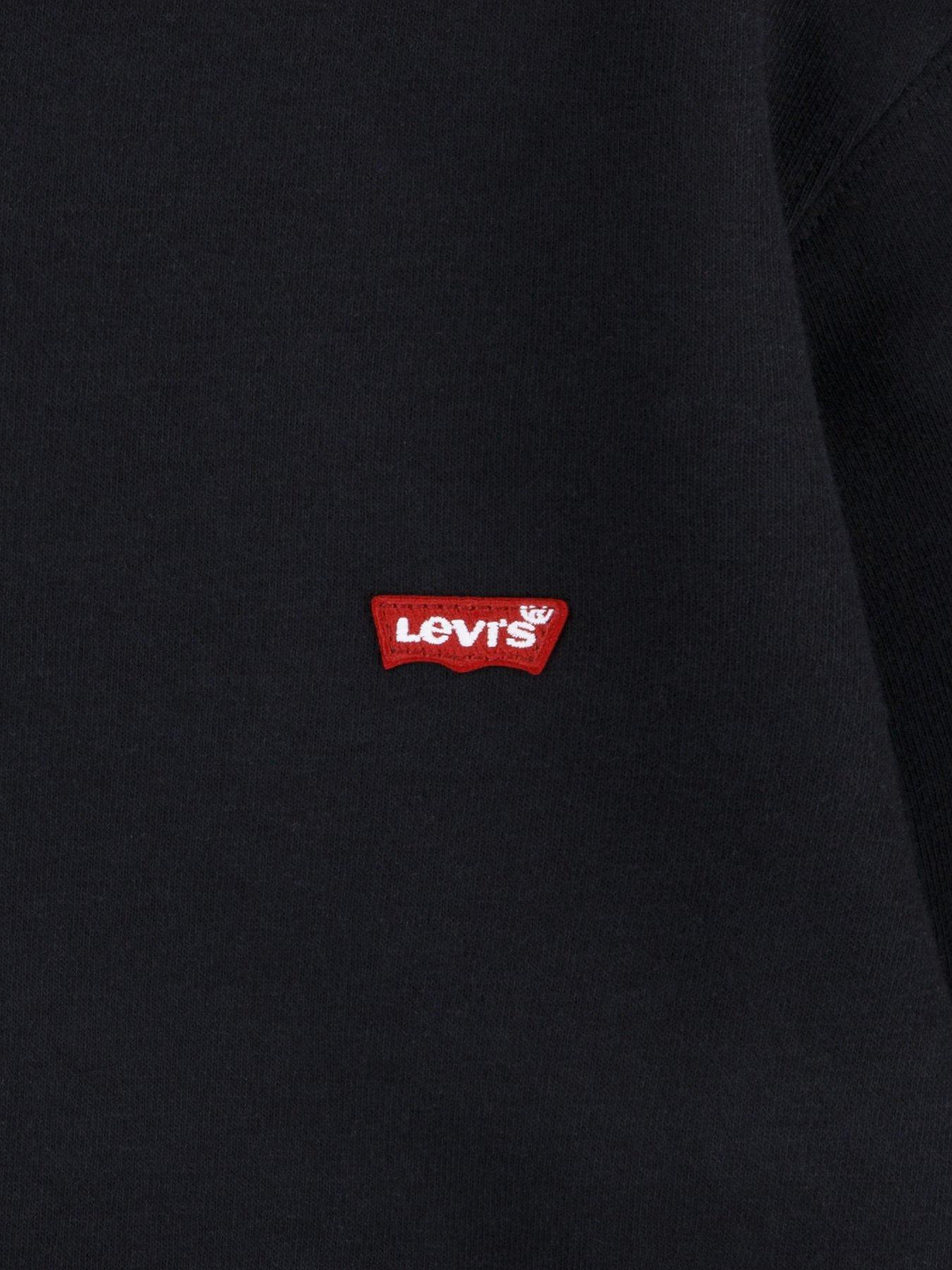 Image 5 of 5 of Levi's Boys Mini Batwing Hoodie - Black