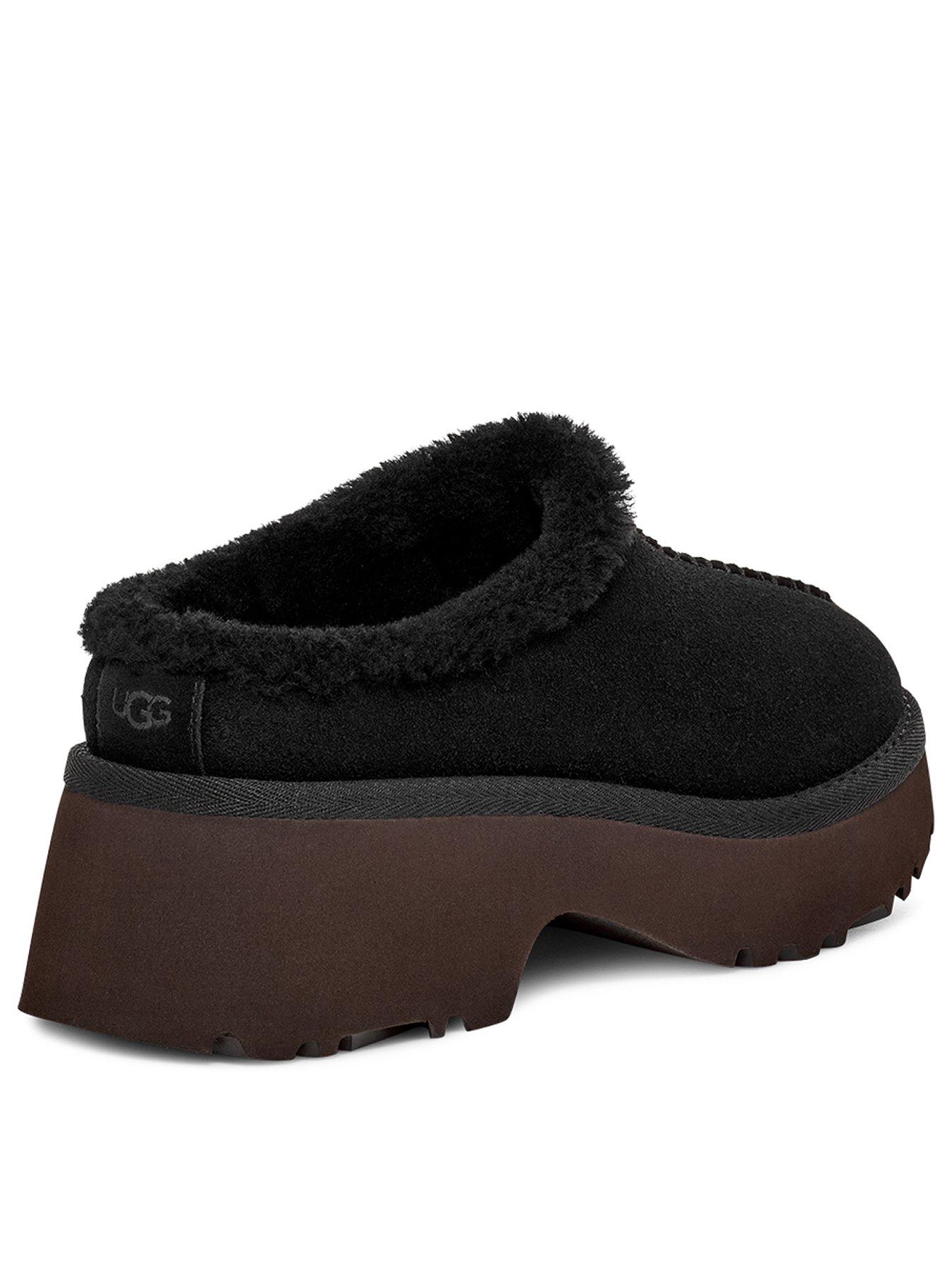UGG Womens New Heights Cozy Clog Black Very Ireland