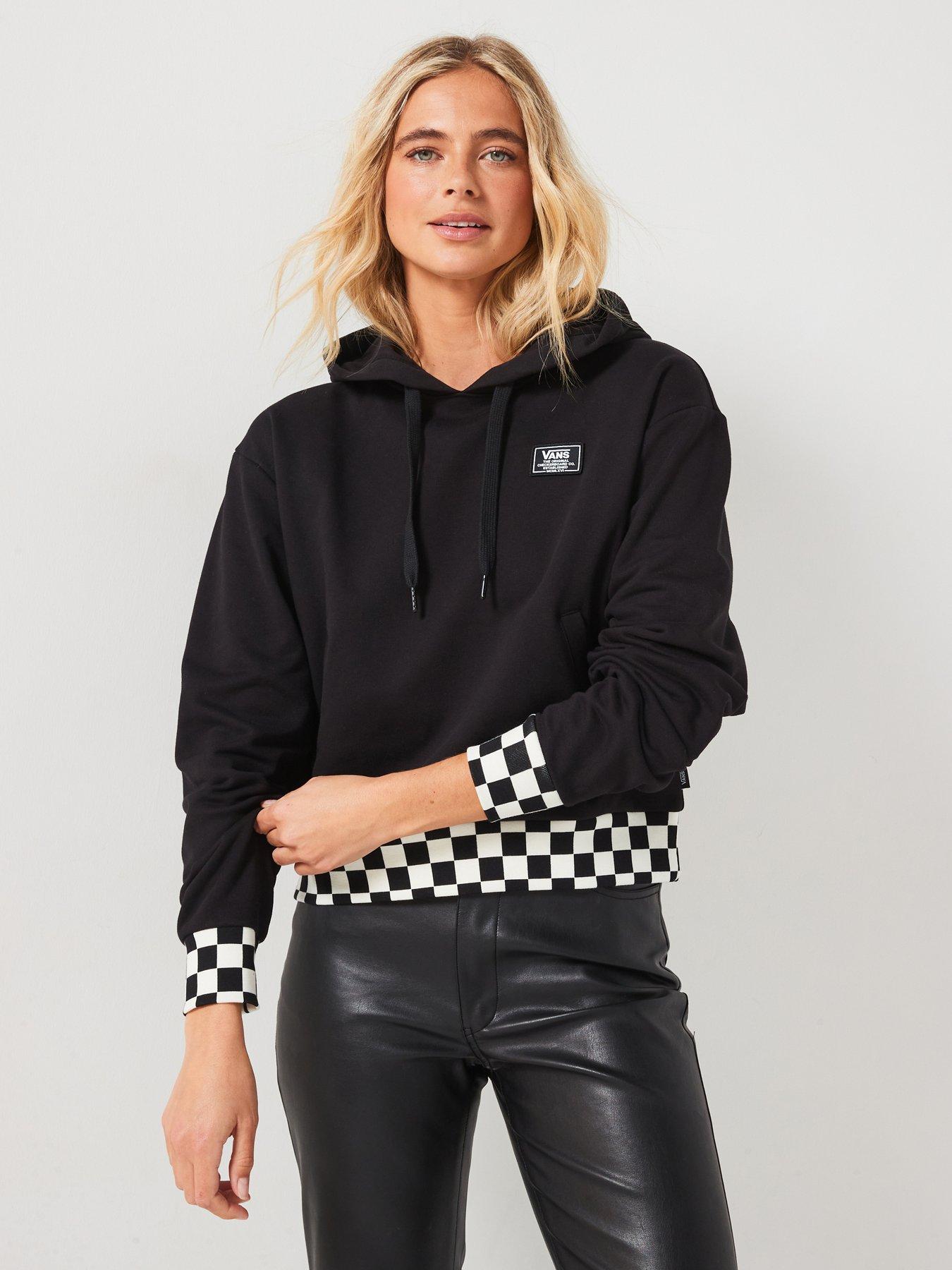 Vans Women s Flying V Oversized Hoodie Black Very Ireland