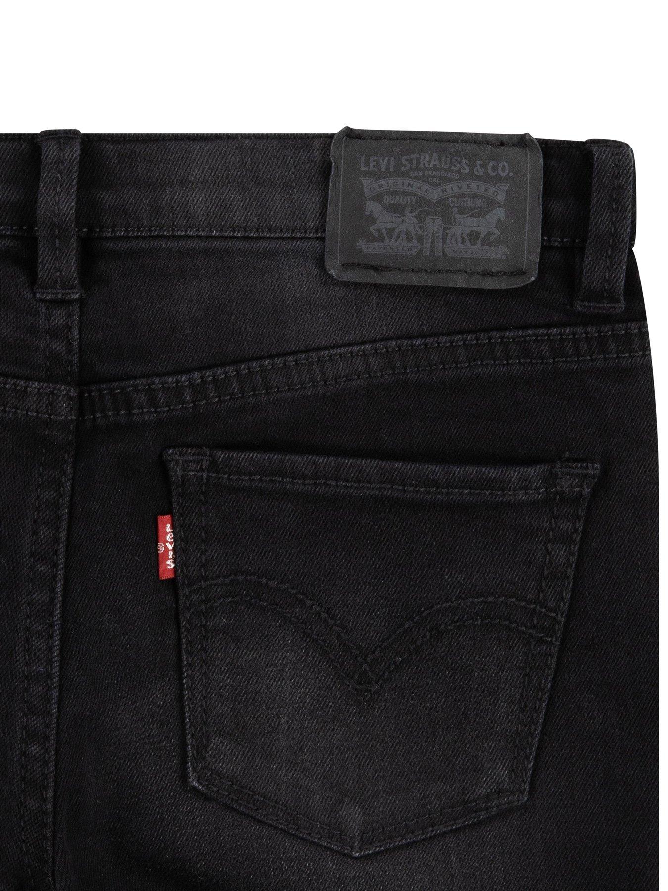Image 4 of 4 of Levi's Girls 710 Super Skinny Jean - Black