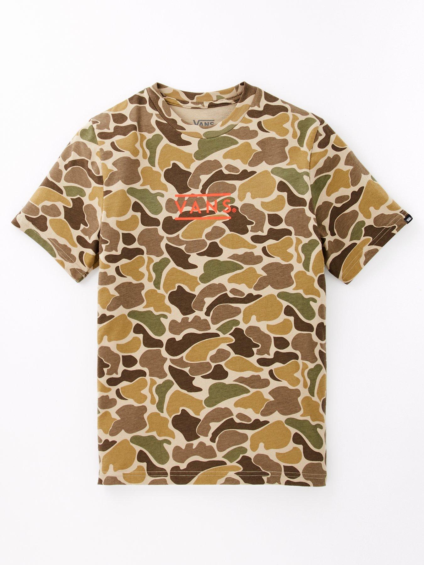 vans-kids-militant-t-shirt-greenfront