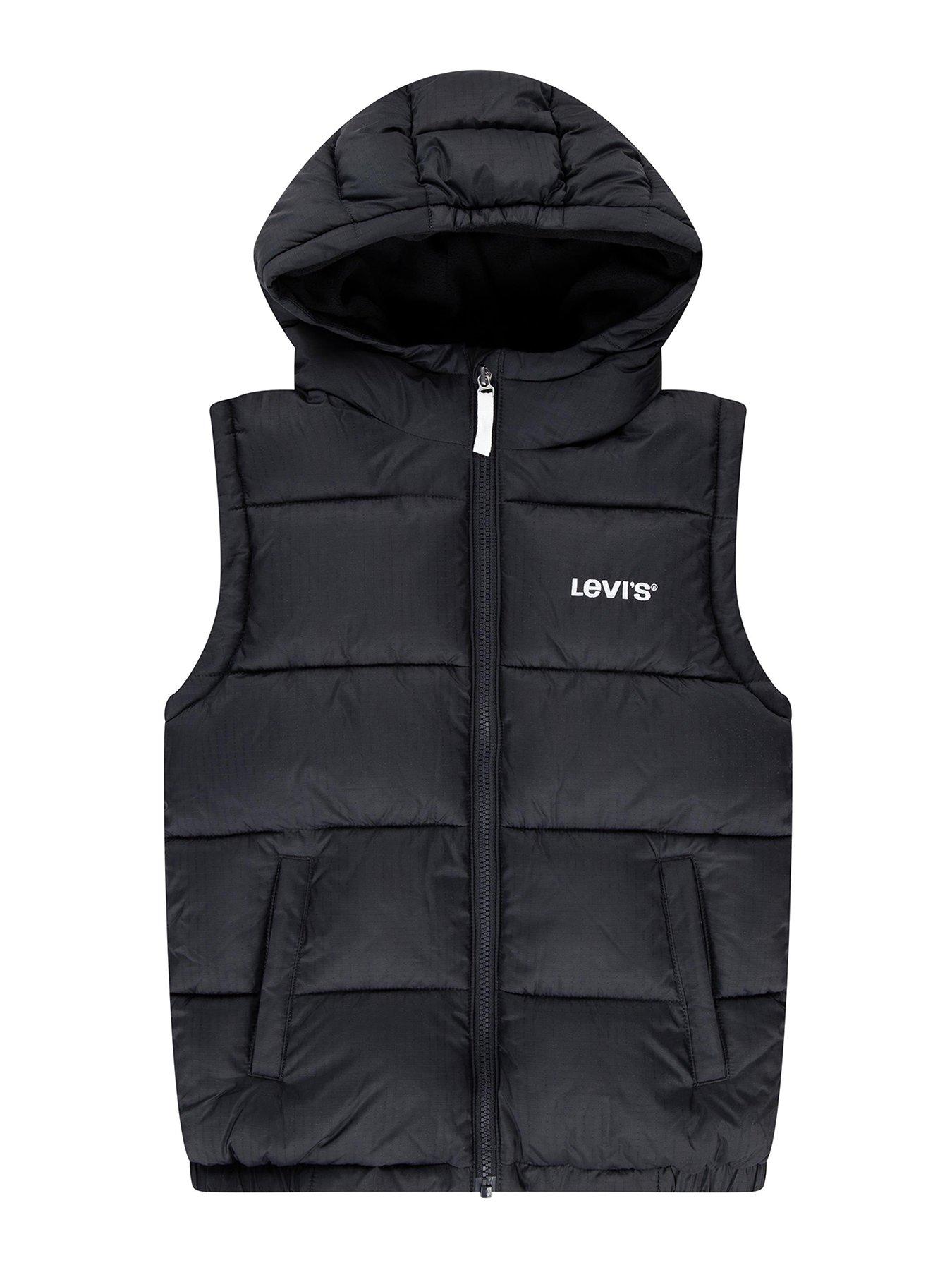 River Island Boys Hooded Gilet Black Very Ireland